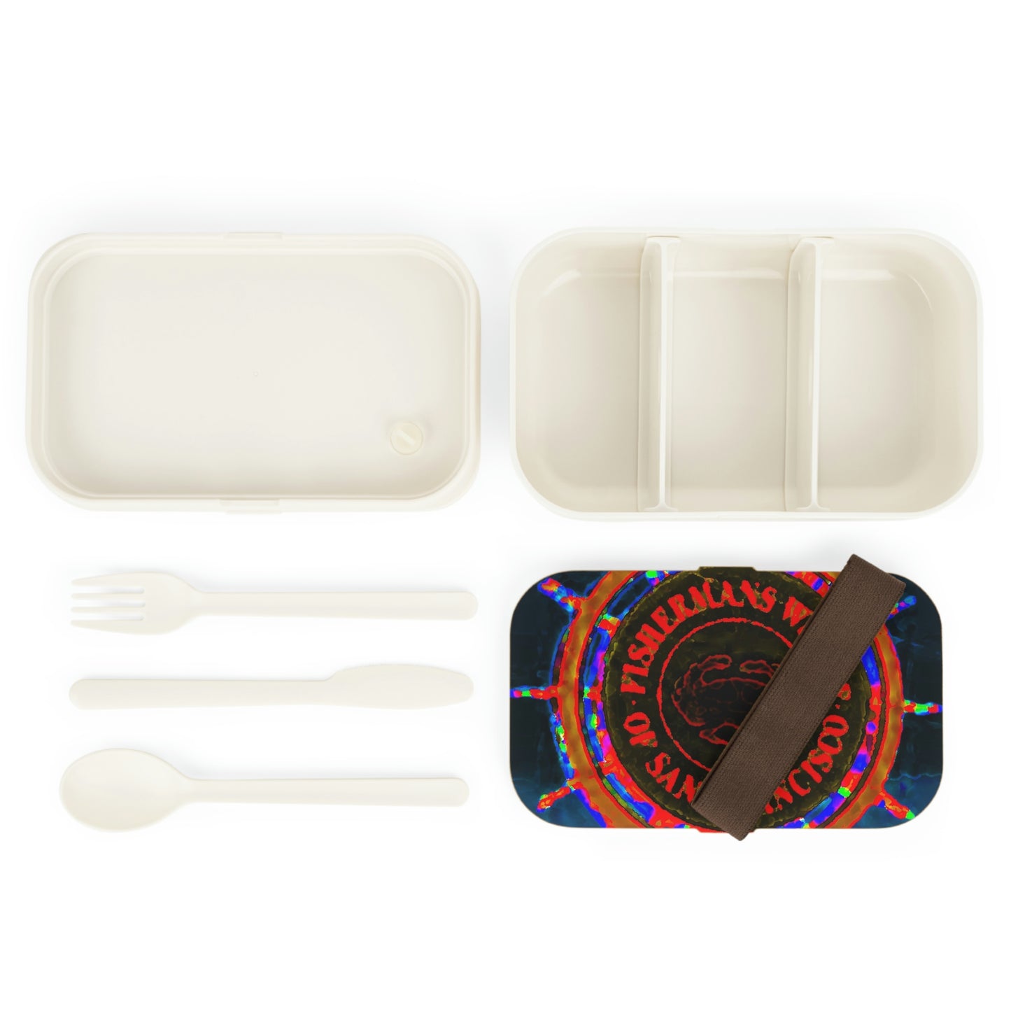 Bento Lunch Box ... "No.9 Fishermen's Grotto - Fishermen's Wharf, SF, California" ... Family Archives: 1970's ... Original Works ...