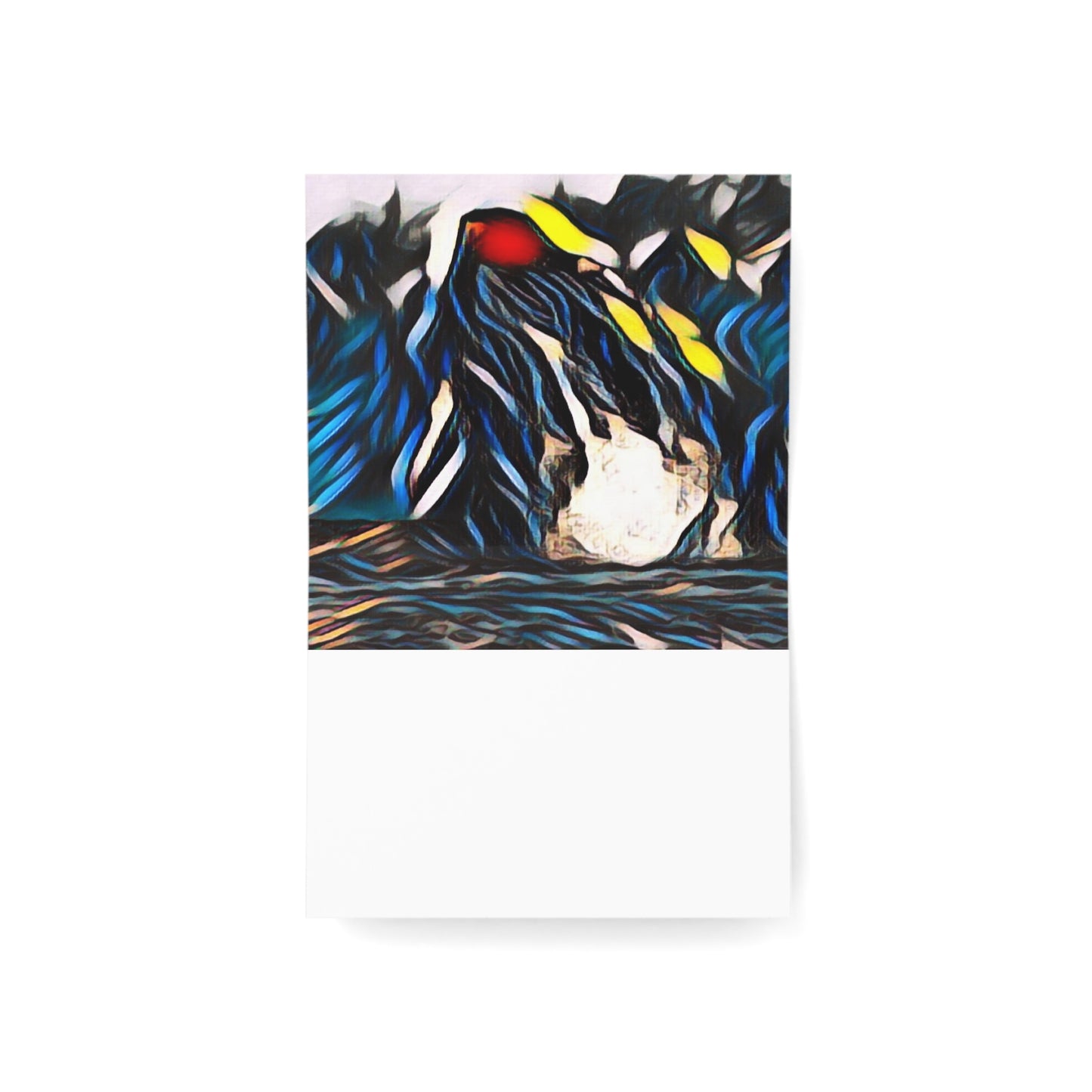 Greeting Cards (1, 10, 30, and 50pcs) ... "Ken's Favourite Humpback Breach" ... Circa: 21st Century ... Maui, HI ... Original Works ...