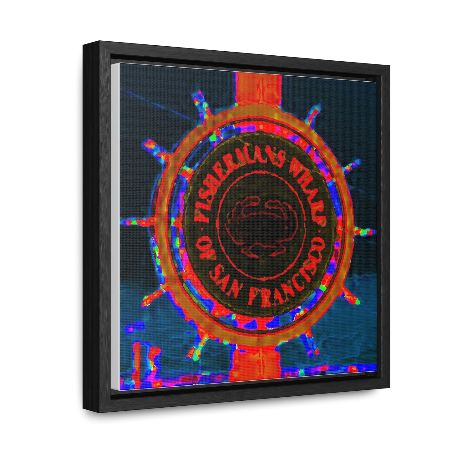 Gallery Canvas Wraps, Square Frame ... "No.9 Fishermen's Grotto - Fishermen's Wharf, SF, California" ... Family Archives: 1970's ... Original Works ...