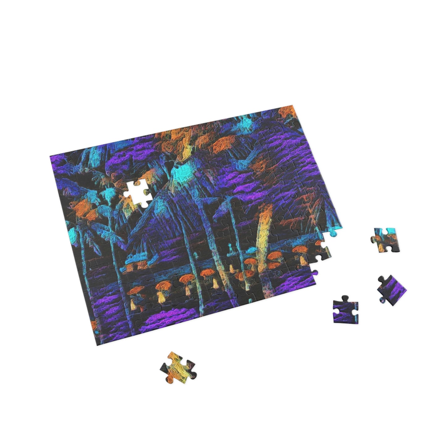 Puzzle (96, 252, 500, 1000-Piece) ... "The Royal Hawai'ian: Waikiki Beach_Beach" ... Honolulu, HI ... Ocotber 2014 (Halloween) ... Original Works ...