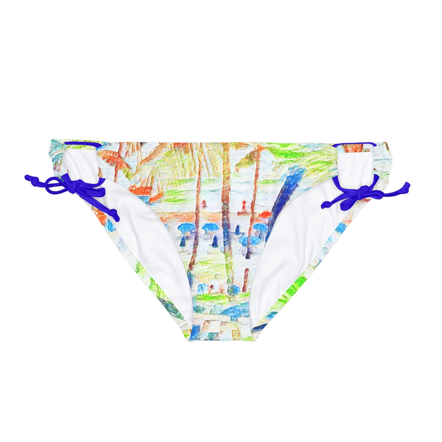 Loop Tie Side Bikini Bottom (AOP) ... "The Royal Hawai'ian: Waikiki Beach_Beach" ... Honolulu, HI ... Ocotber 2014 (Halloween) ... Original Works ...