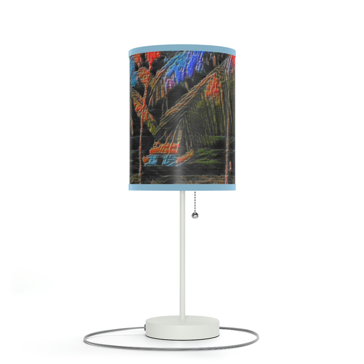 Lamp on a Stand, US|CA plug ... "The Royal Hawai'ian: Waikiki Beach_Beach" ... Honolulu, HI ... Ocotber 2014 (Halloween) ... Original Works ...
