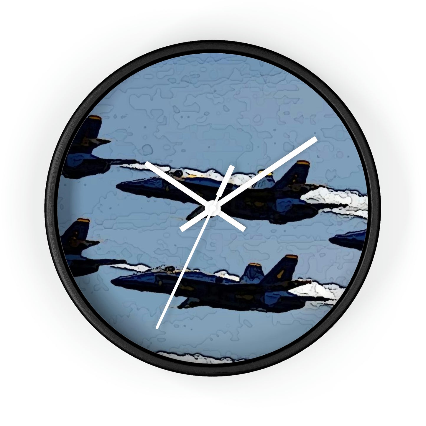 Wall clock ... Seattle Seafair ..."Blue Angels Run Over Lake Washington" ... Circa Mid 1980's ... Dr FJ Holt ... Original Works ...