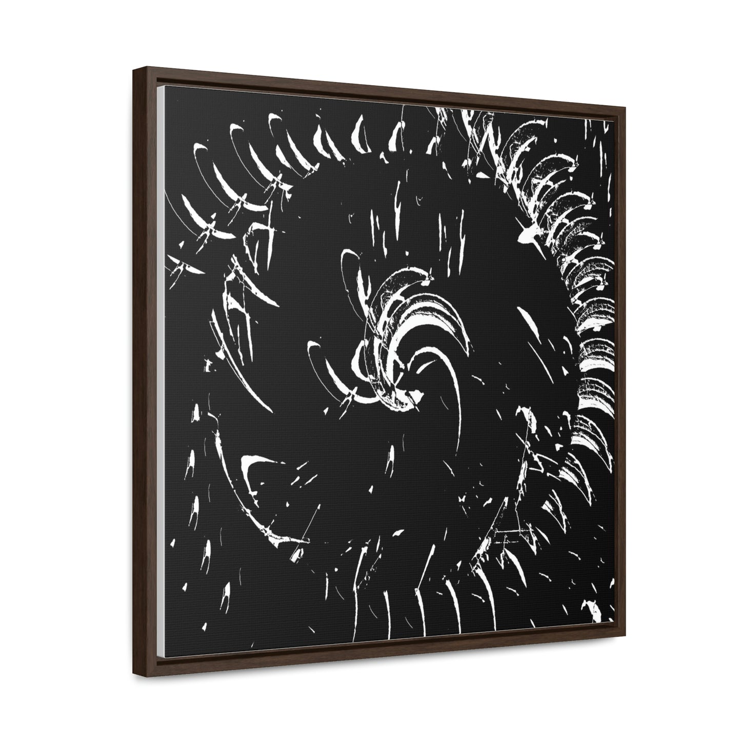 Gallery Canvas Wraps, Square Frame ... "Waning Moon" ... Central Idaho ... October 2022 ... Rendering Time: 22 Hours ... Original Works ...