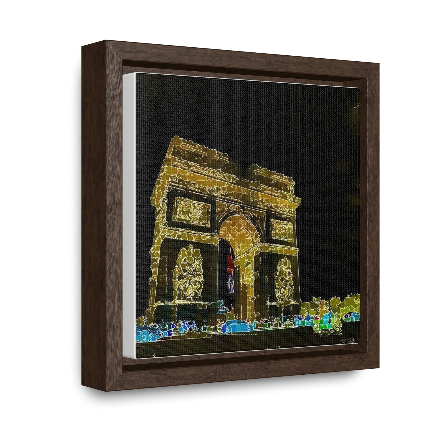 Gallery Canvas Wraps, Square Frame ...  L'Arc de Triomphe ... 'Barbara Joan Bonnell-Holt Photo' ... Circa 1972 ... Oringinal Works ...