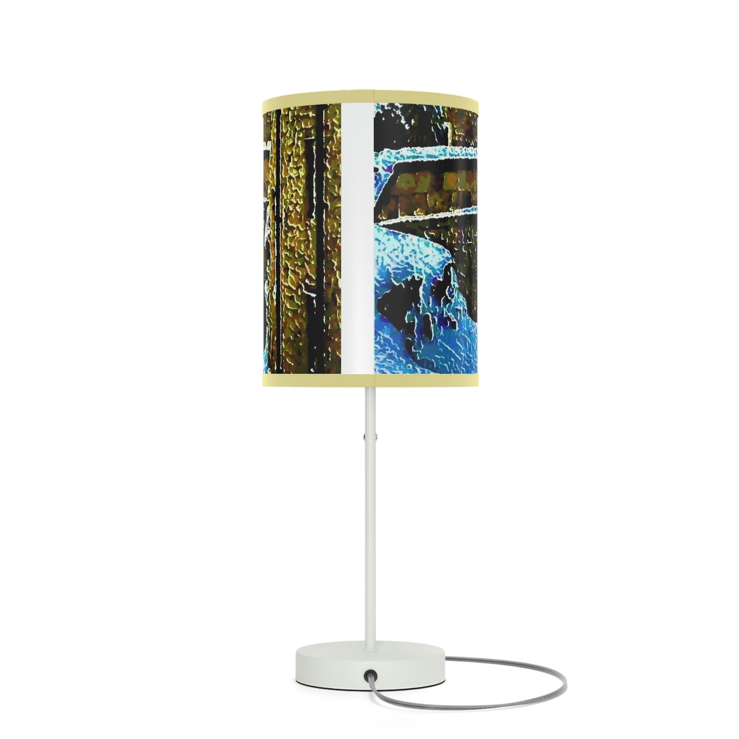Lamp on a Stand, US|CA plug ... Walikng The Streets & Alleys ... 'Strolling The Canals ... '  ... Original Works  ...