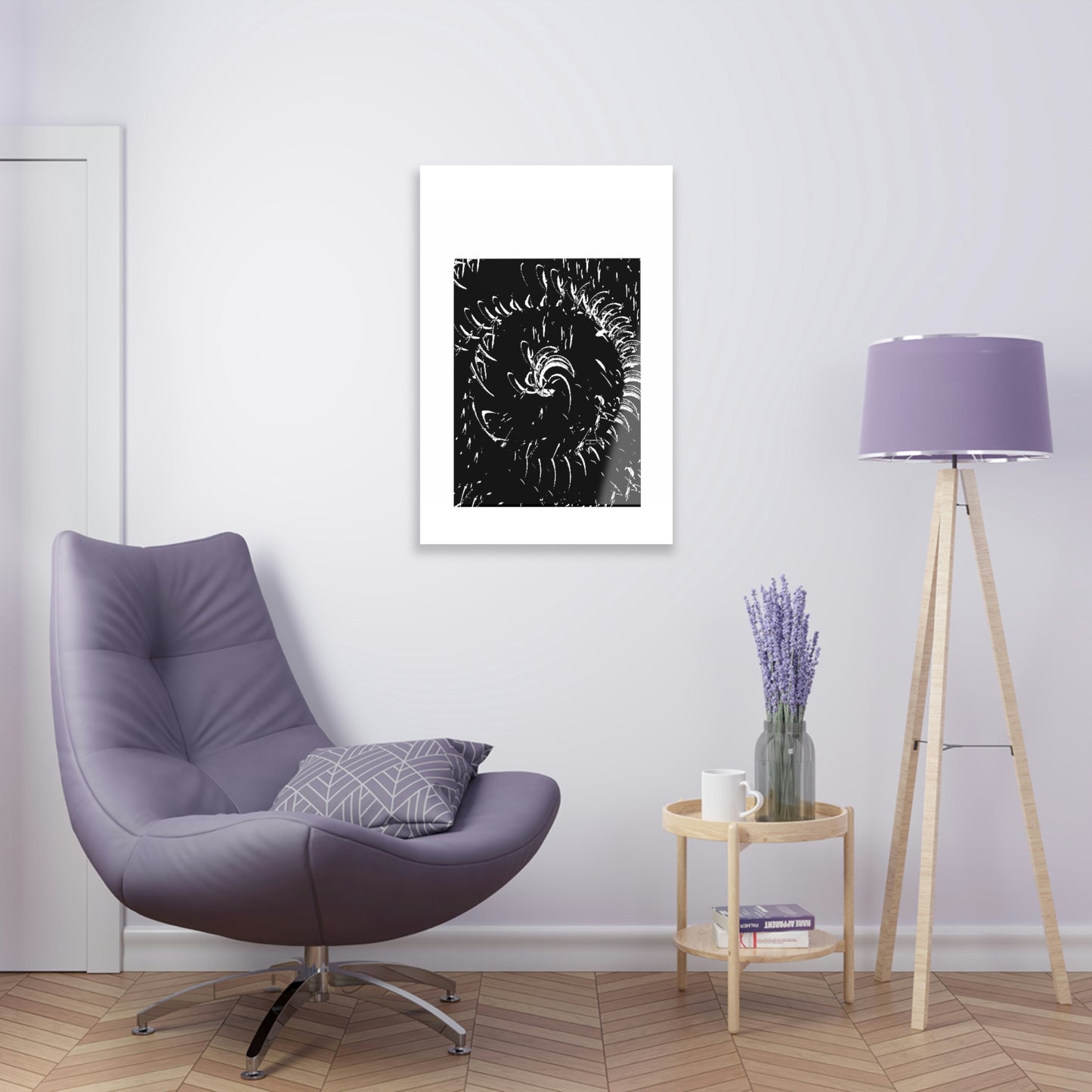 Acrylic Prints ... "Waning Moon" ... Central Idaho ... October 2022 ... Rendering Time: 22 Hours ... Original Works ...