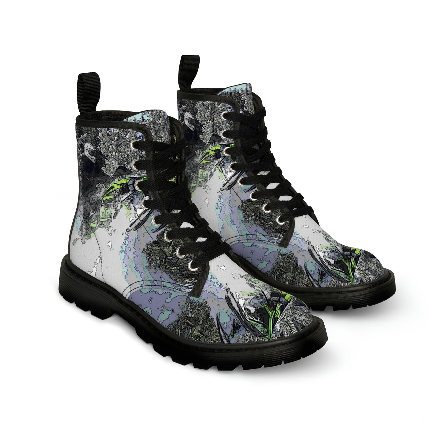 Men's Canvas Boots ... Come Fly With The Professionals ... CIP-Airways ... 'Getting-Er-Done' ... Original Works ... December 2022 ...