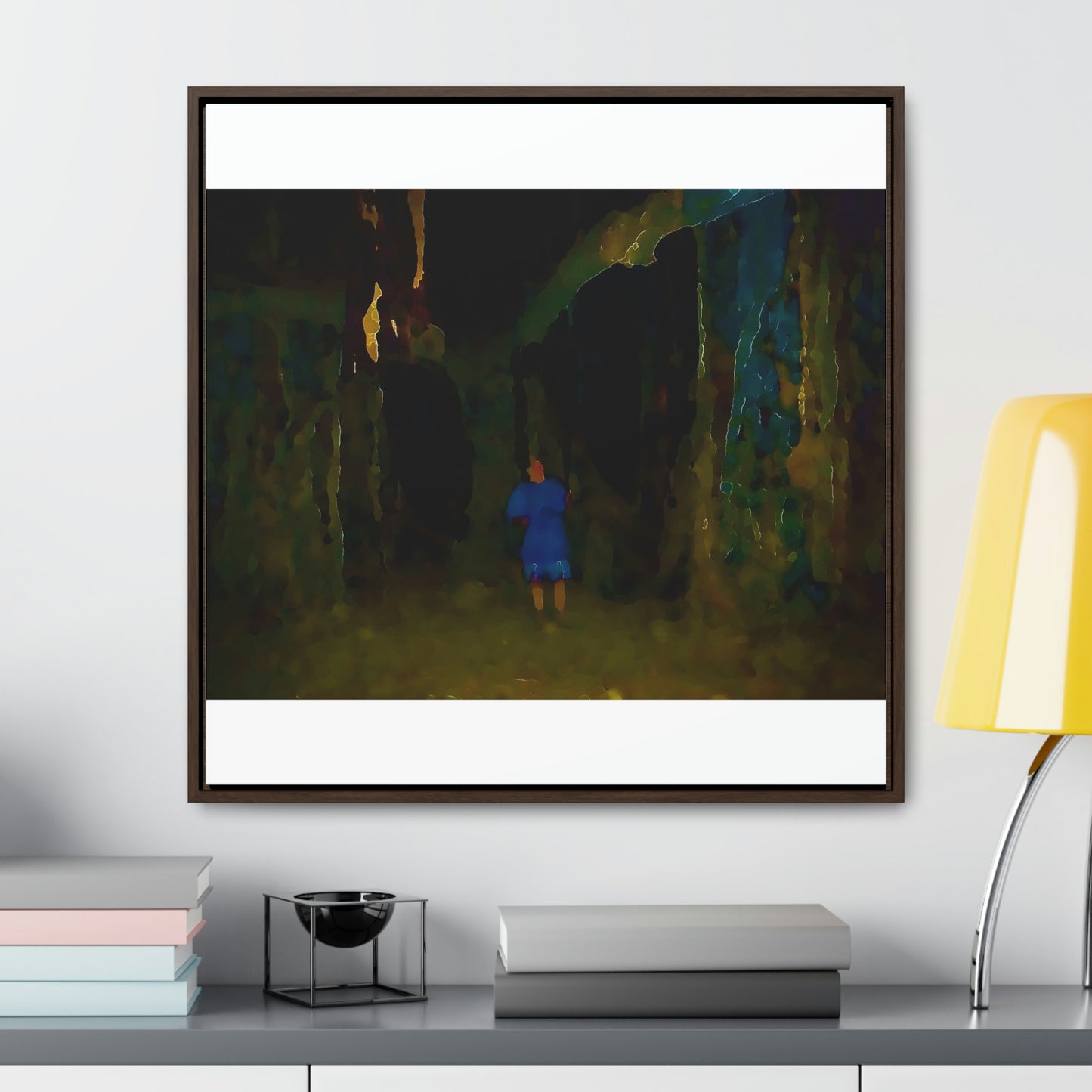 Gallery Canvas Wraps, Square Frame ... Jesuit Philosophy ... "In The Polynesian Banyans ..."