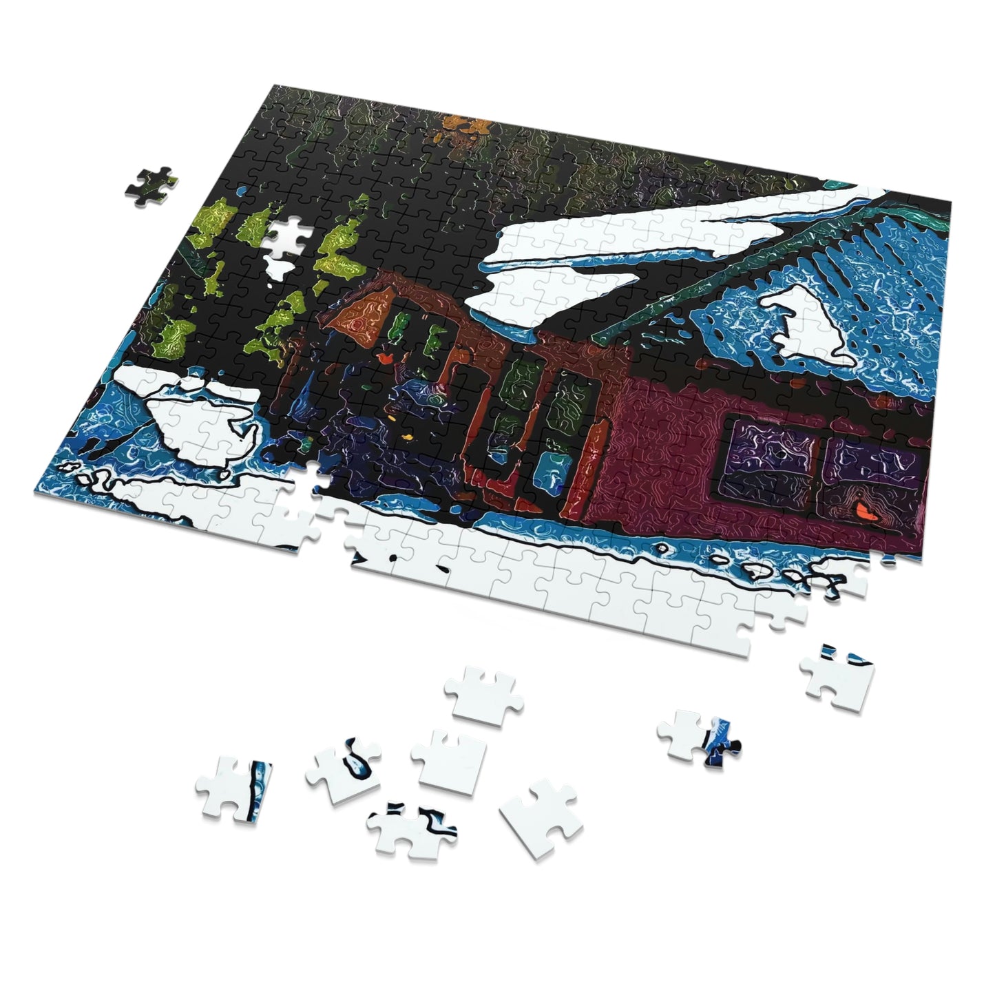 Jigsaw Puzzle (30, 110, 252, 500,1000-Piece) ... Piece-By-Piece ... "Count The Hours & Enjoy The Colors..!" ... Original Works: Phots' Photo: Les Objets D'Art ...