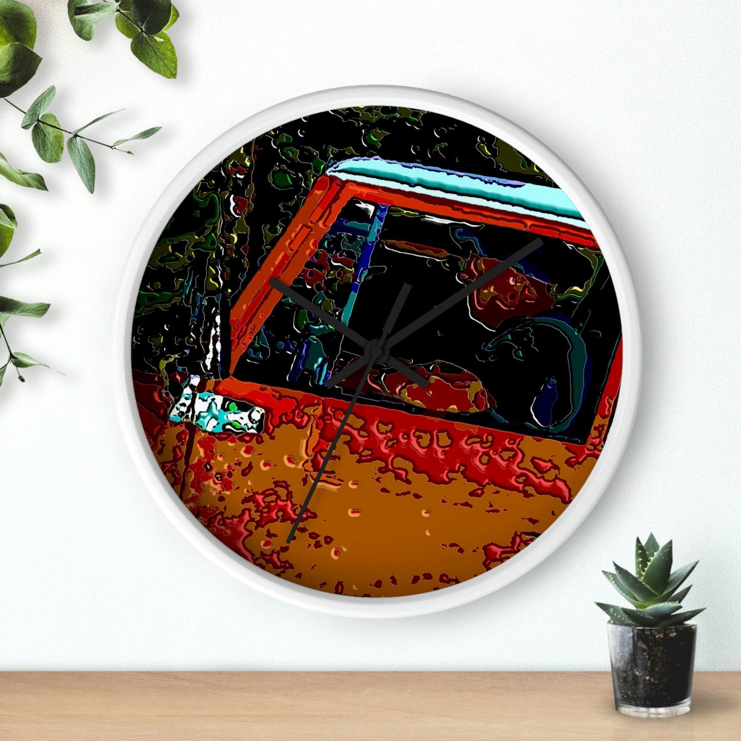 Wall clock ... How-To-Drive-Idaho's-Mountain_Roads ... "Like A Professional" ... "Truckin' Like The Doo-Dah-Man" ...