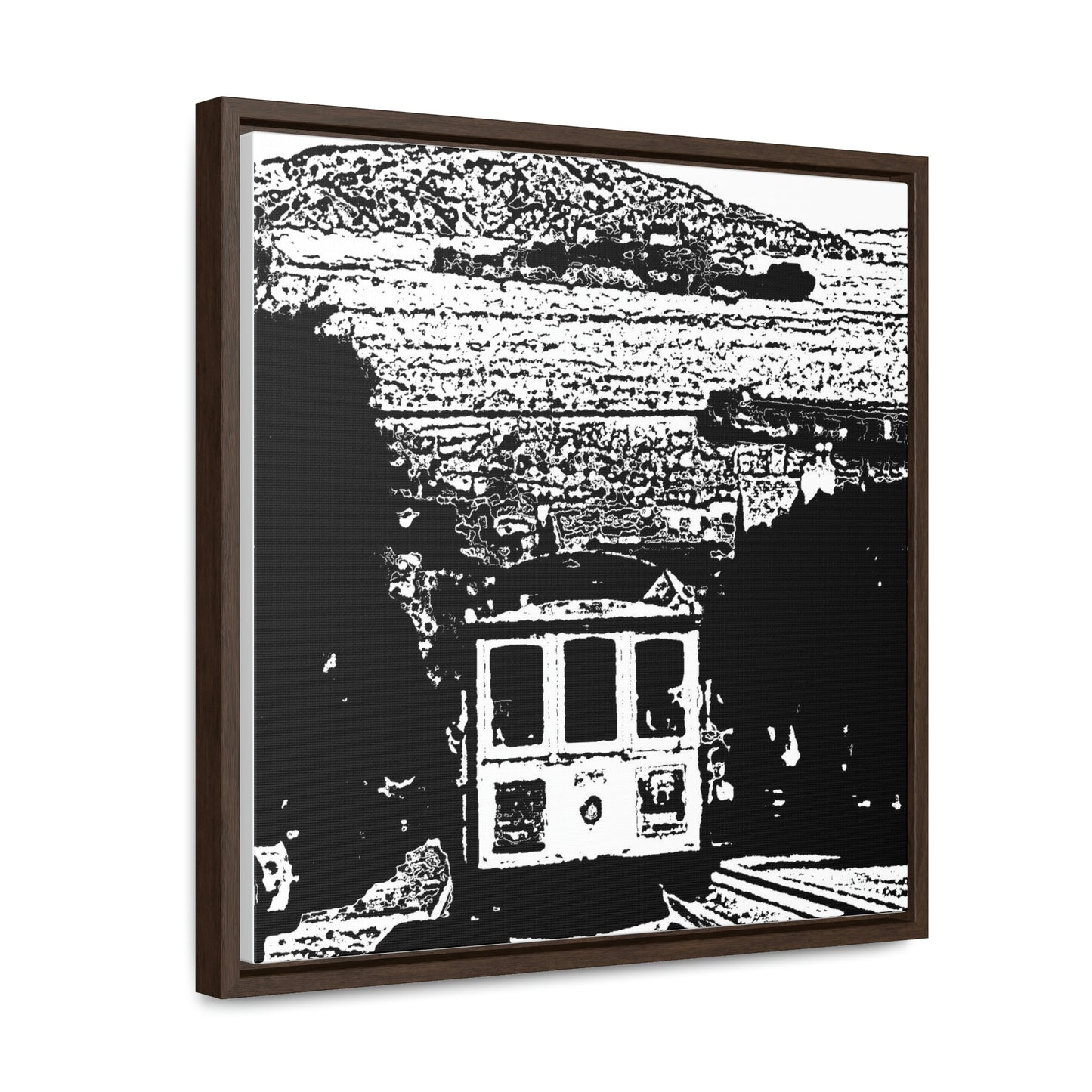 Gallery Canvas Wraps, Square Frame /// San Francisco ... 'A Rice-A-Roni-A-San Francisco Treat' ... "A Cable Car Classic" ... Family Archives: 1973 ... Original Works ...