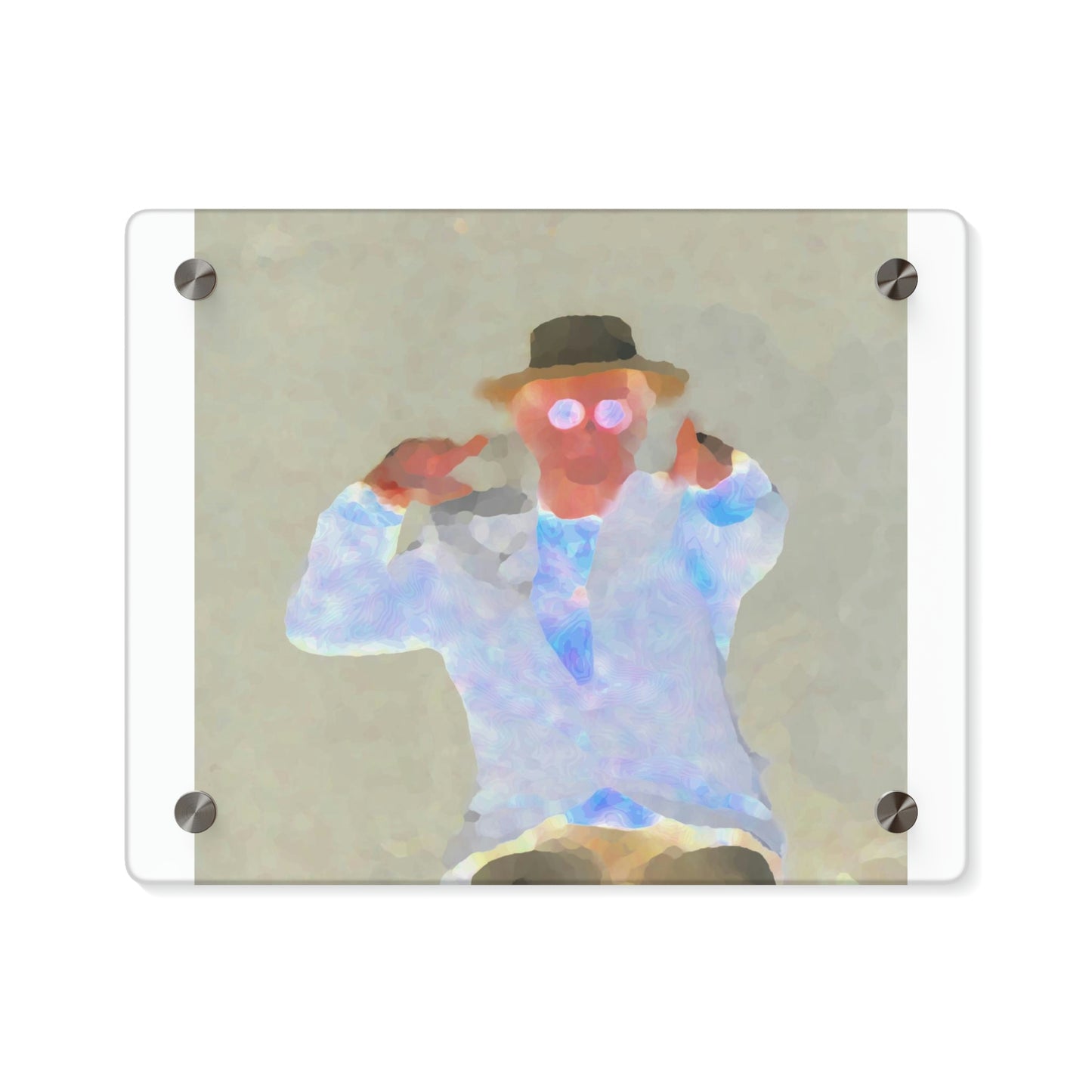 Acrylic Wall Art Panels ... "Here's To You Friends & Associates" ... Geting-Er-Done ... Idaho / Washington Border (Lewiston, ID - Clarkston, WA) ... Original Works: Rendering Time: 8 Hours ...