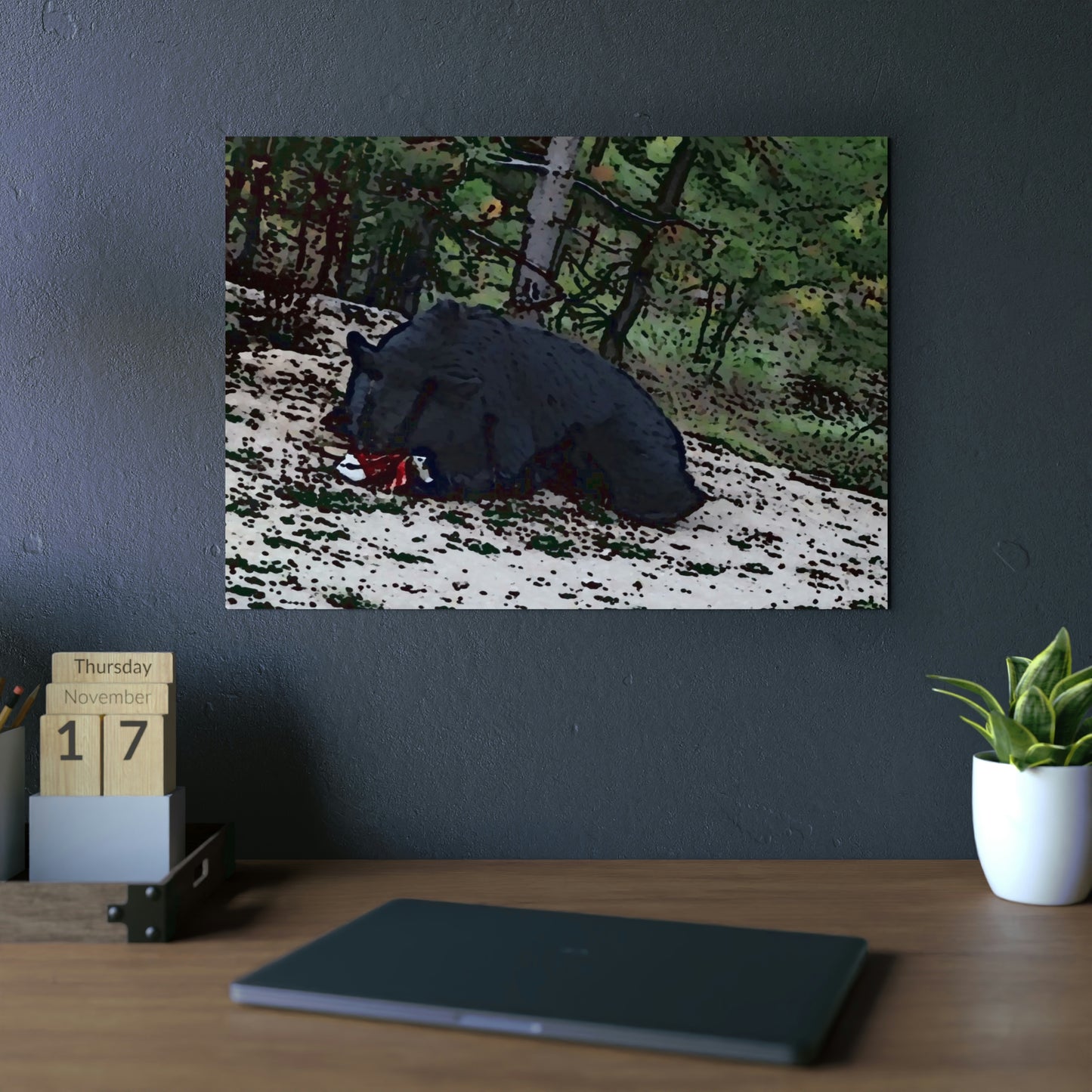 Aluminum Composite Panels ... A Local 'Yogi_4' ... RCY: "Rhett Creek Yogi: 500#'s Of Hungry Black Bear" ... 28-29Sep23 ... Original Works ... Client Project-Folio ...