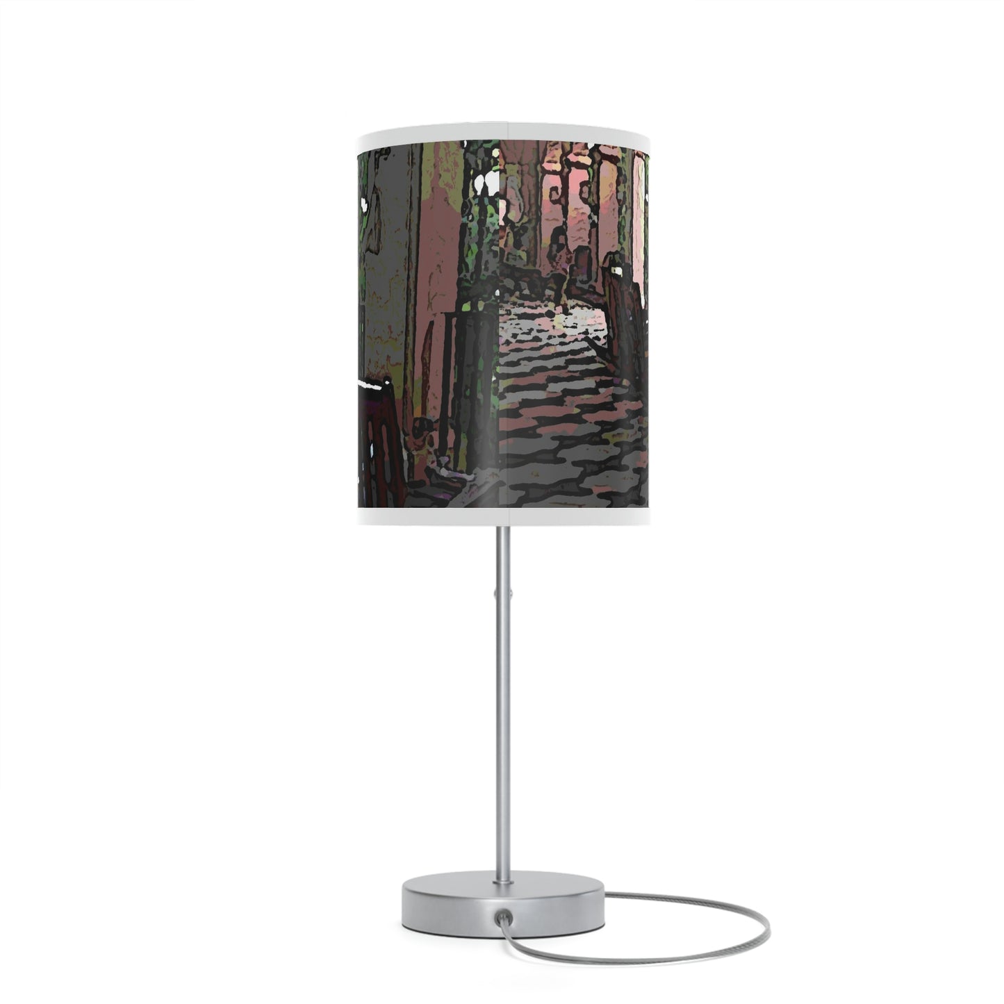 Lamp on a Stand, US|CA plug ...Lanai & Rocking Chairs At: 'The Pink Palace' ... The Royal Hawai'ian ... Honolulu, HI ... '27Oct2014' ... Original Works ...