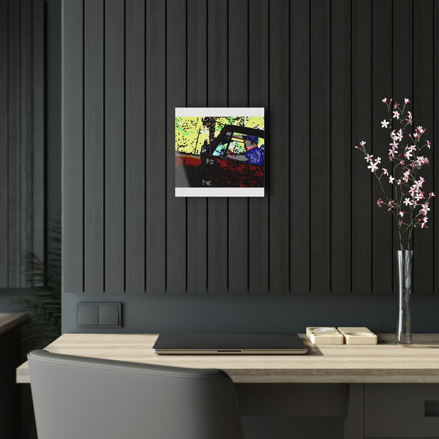 Acrylic Prints ... "Jeep & Bronco-Bustin'-It Up The Mountain Road"  ... Spring 2021 ... Rhett Creek, Idaho ... Original Works ...