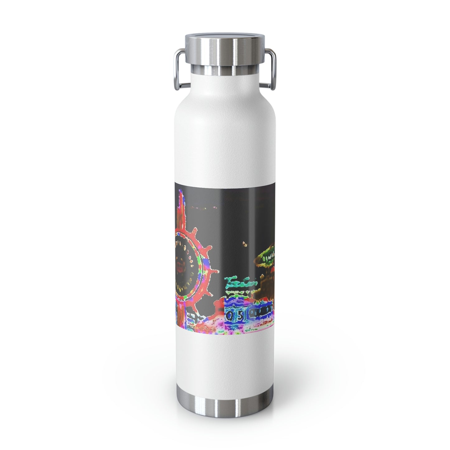 Copper Vacuum Insulated Bottle, 22oz ... "No.9 Fishermen's Grotto - Fishermen's Wharf, SF, California" ... Family Archives: 1970's ... Original Works ...