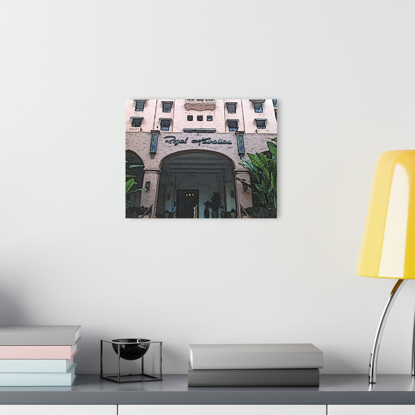 Acrylic Prints (French Cleat Hanging)  ...  "La Grande Entree" At: 'The Pink Palace' ... The Royal Hawai'ian ... Honolulu, HI ... '27Oct2014' ... Original Works ...