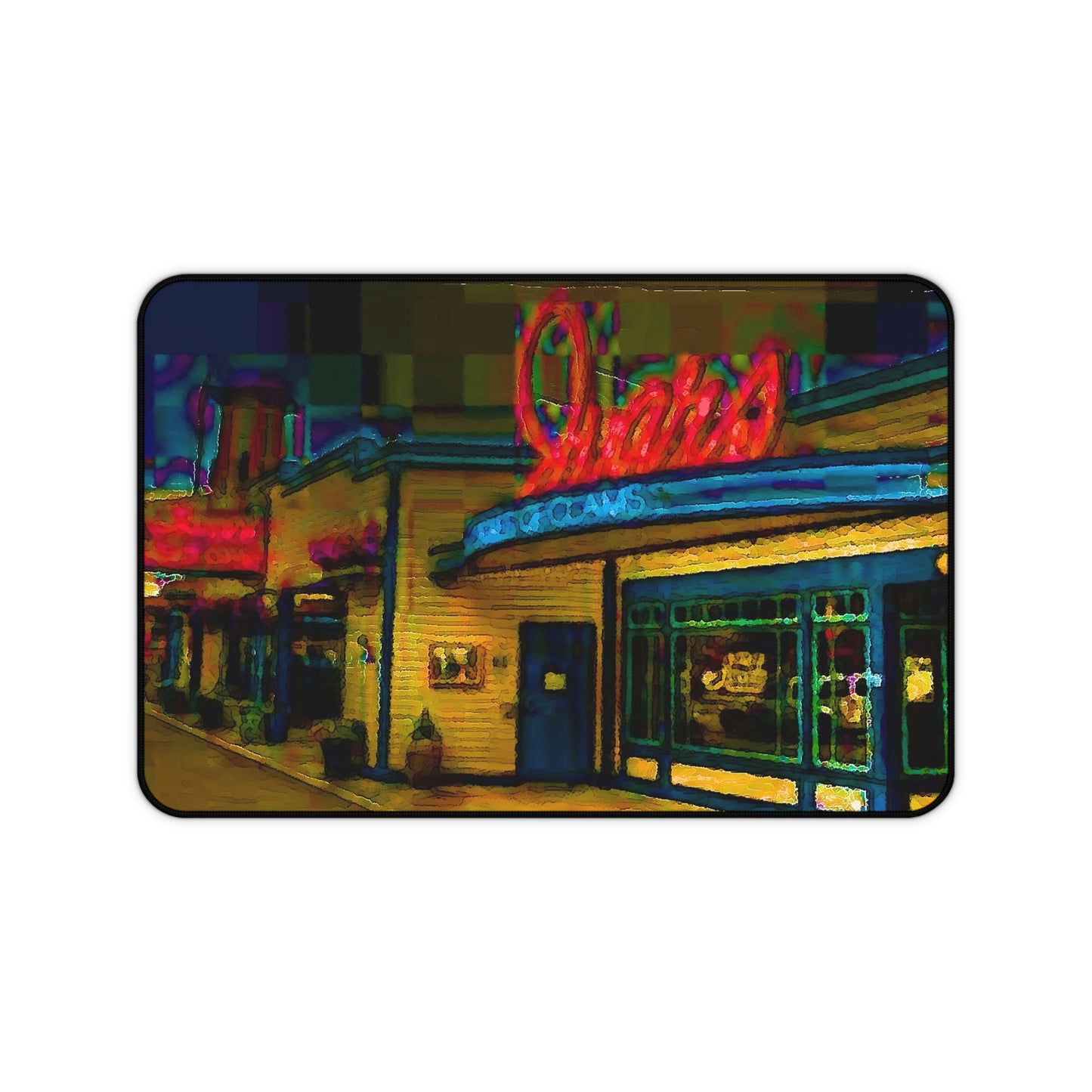 Desk Mat ...  In-A-Hurry & Stressed? ... Remember: Keep "Clam" ... Clam_Happy ...  'Ivars: Seattle Waterfront' ... Personal Archives ... Original Works ...