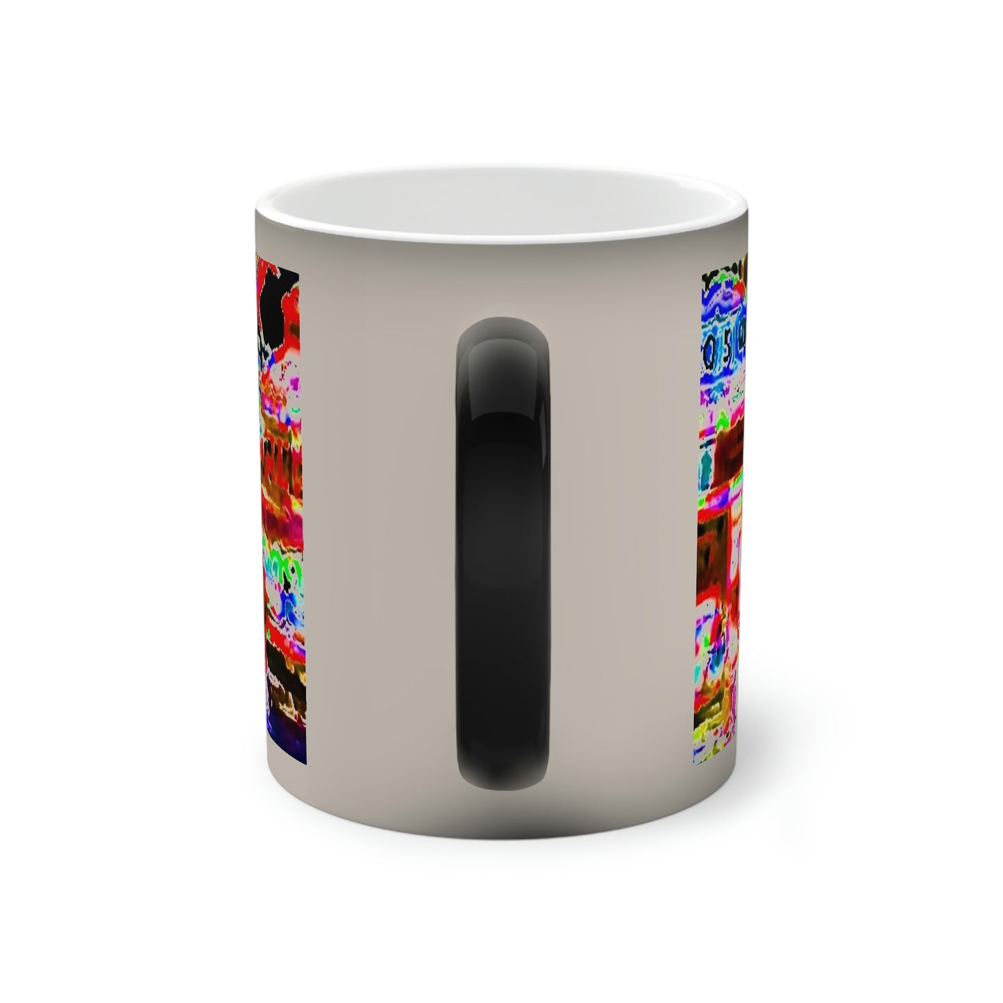 Color-Changing Mug, 11oz ... "No.9 Fishermen's Grotto - Fishermen's Wharf, SF, California" ... Family Archives: 1970's ... Original Works ...