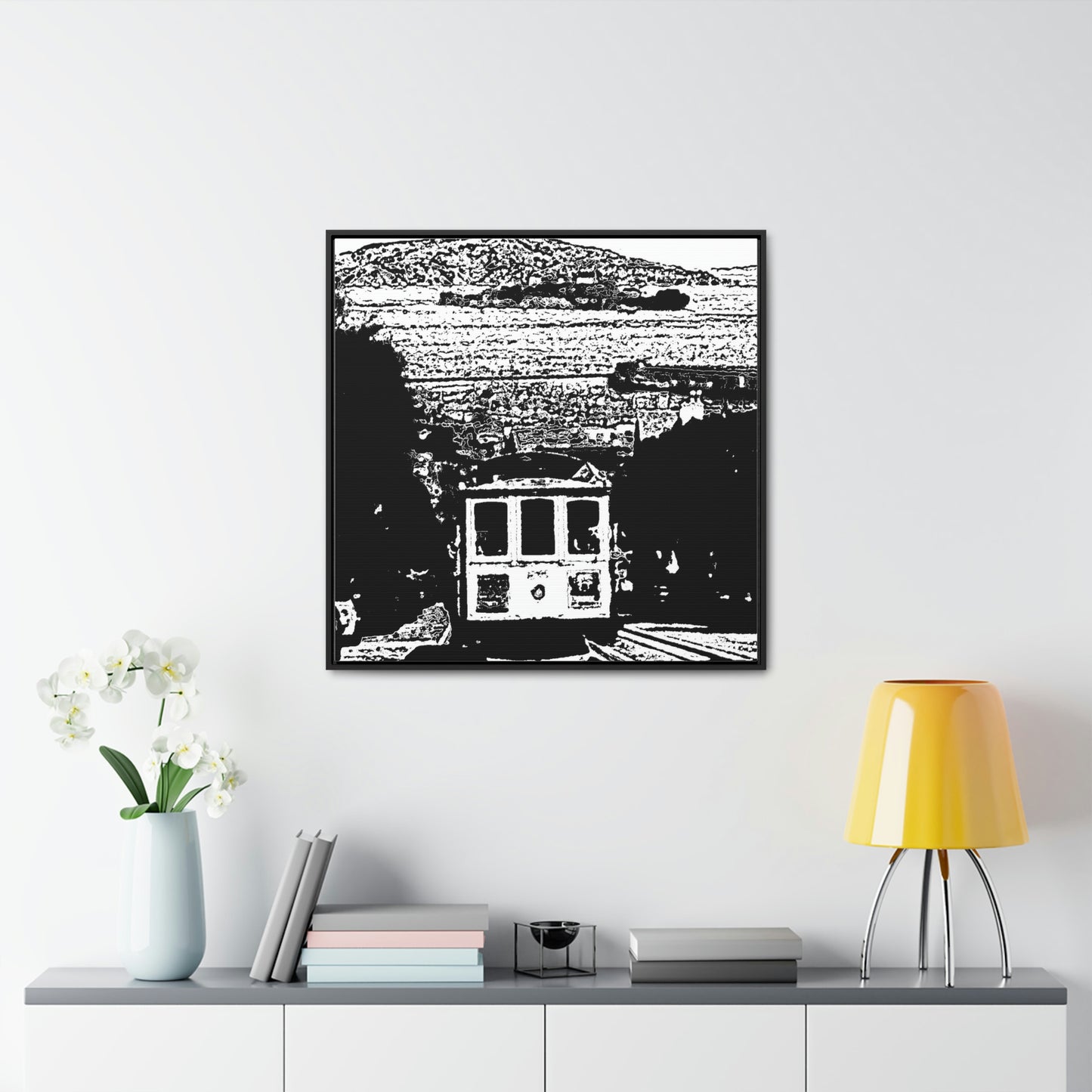 Gallery Canvas Wraps, Square Frame /// San Francisco ... 'A Rice-A-Roni-A-San Francisco Treat' ... "A Cable Car Classic" ... Family Archives: 1973 ... Original Works ...