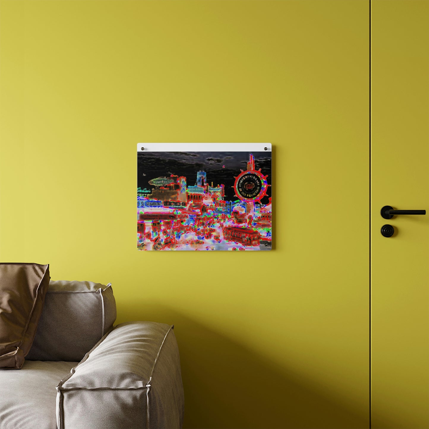 Acrylic Wall Art Panels ..."No.9 Fishermen's Grotto - Fishermen's Wharf, SF, California" ... Family Archives: 1970's ... Original Works ...