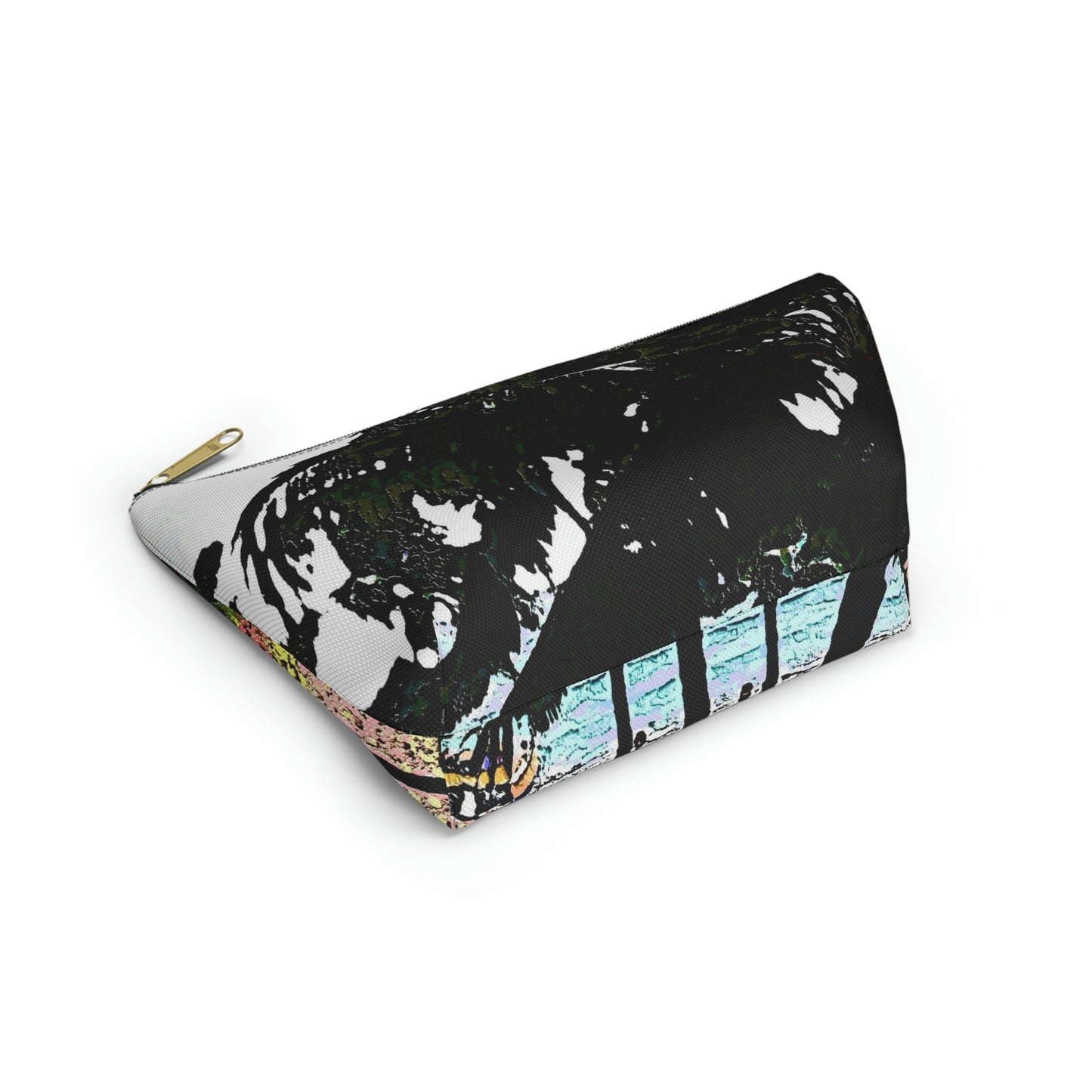 Accessory Pouch w T-bottom ... "A Beautiful Beach Amongst The Palms" ... The Outrigger Waikiki, Honolulu, Oahu ... Original Works ...