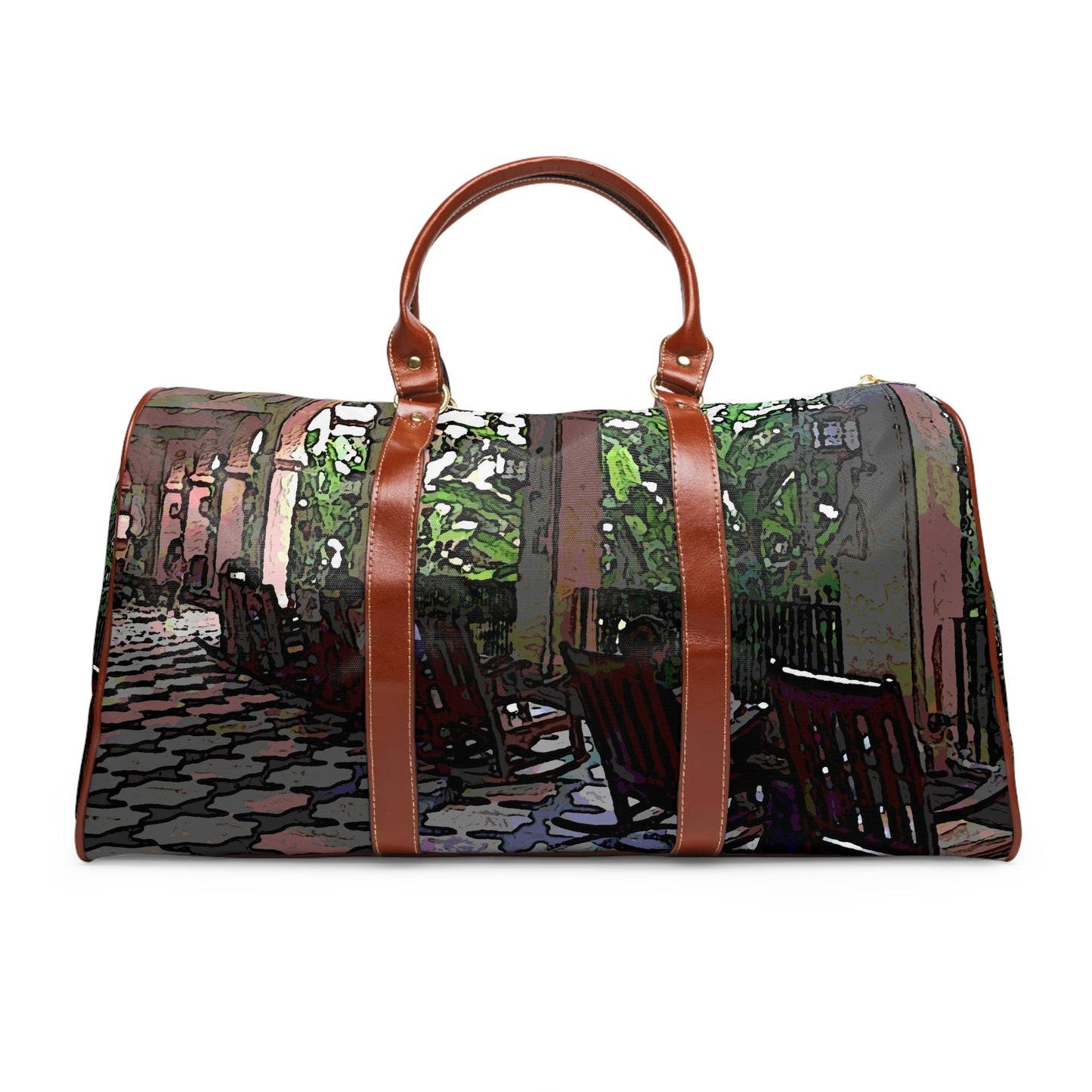Waterproof Travel Bag ...  Lanai & Rocking Chairs At: 'The Pink Palace' ... The Royal Hawai'ian ... Honolulu, HI ... '27Oct2014' ... Original Works ...