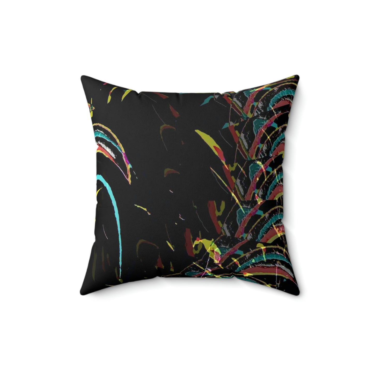 Spun Polyester Square Pillow ... "Waning Moon" ... Central Idaho ... October 2022 ... Rendering Time: 22 Hours ... Original Works ...
