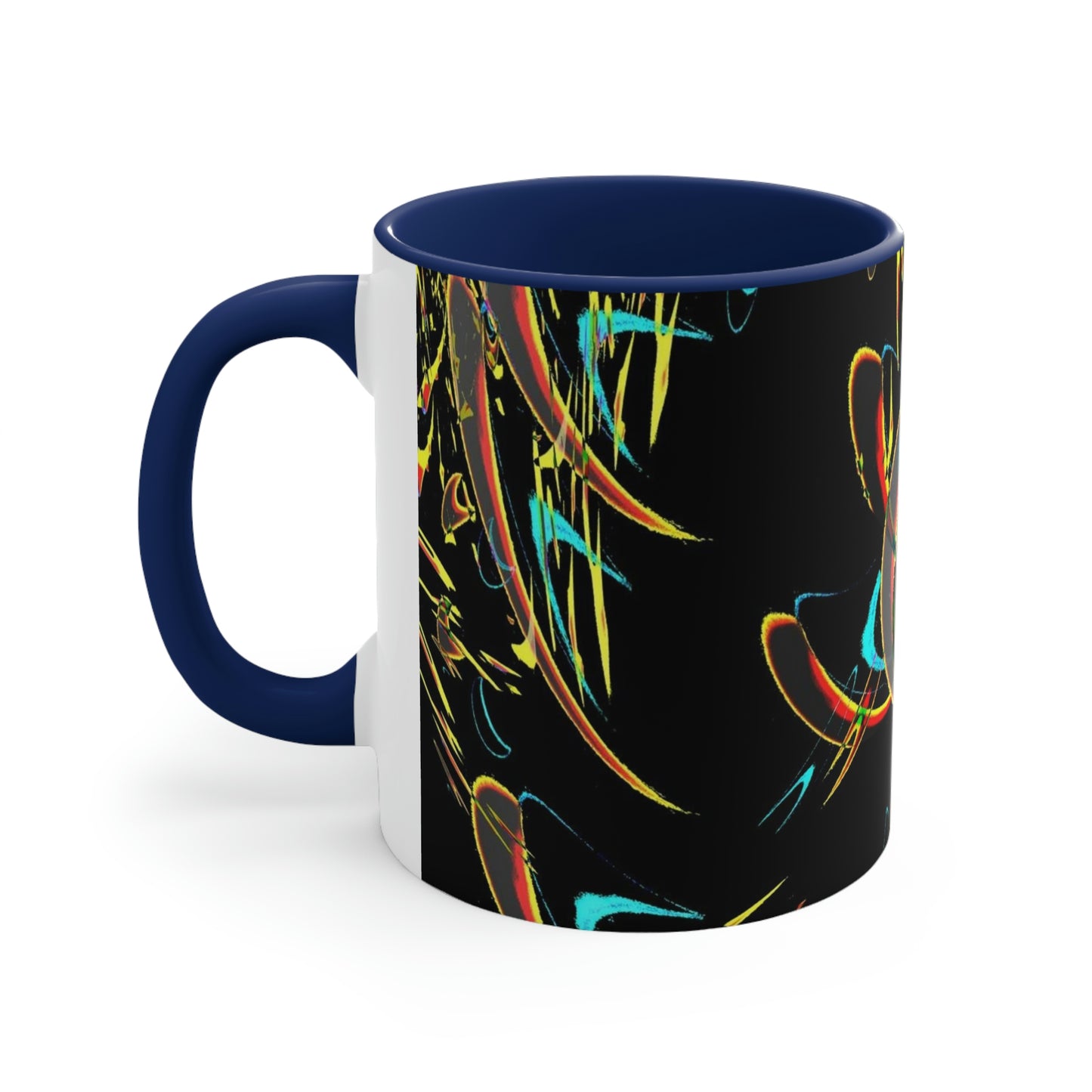 Accent Coffee Mug, 11oz ... "Waning Moon" ... Central Idaho ... October 2022 ... Rendering Time: 22 Hours ... Original Works ...