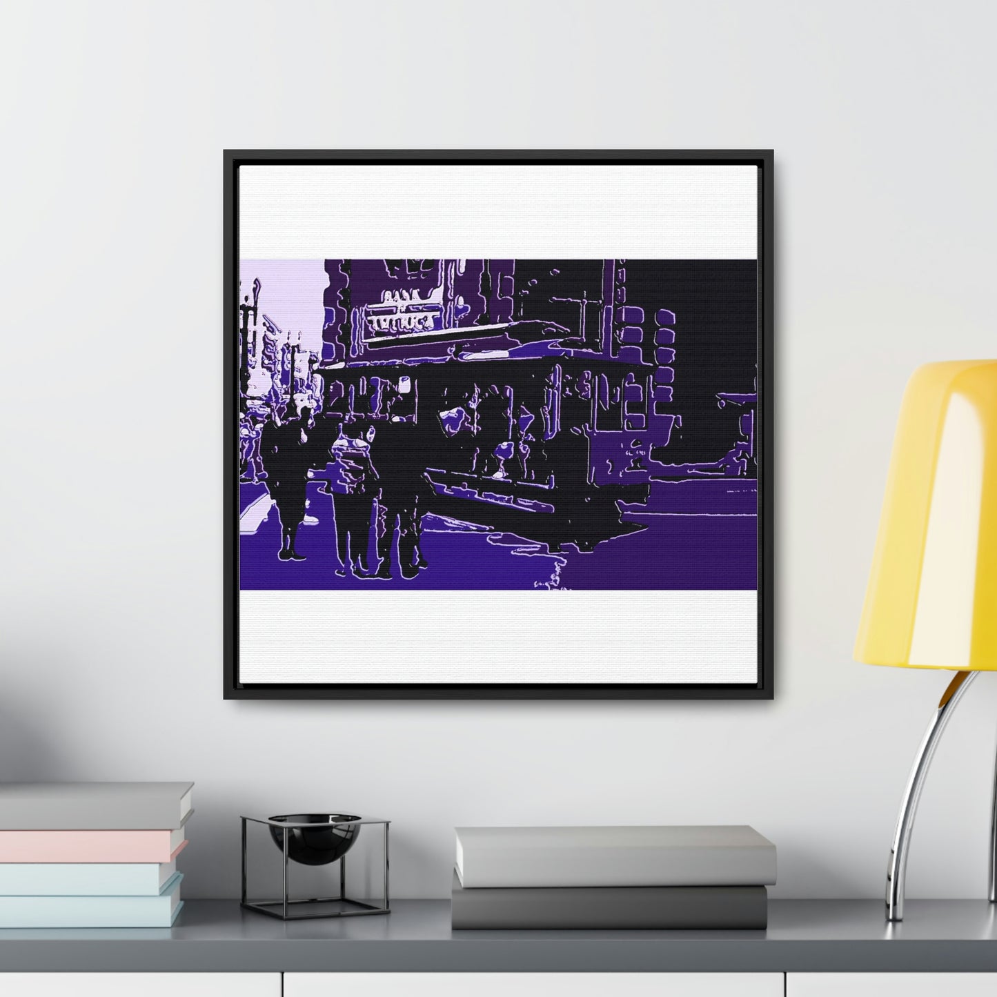Gallery Canvas Wraps, Square Frame ... San Francisco ... 'Rice-A-Roni-A-San Francisco Treat' ... "A Cable Car Classic" ... Family Archives: 1973 ... Original Works ...