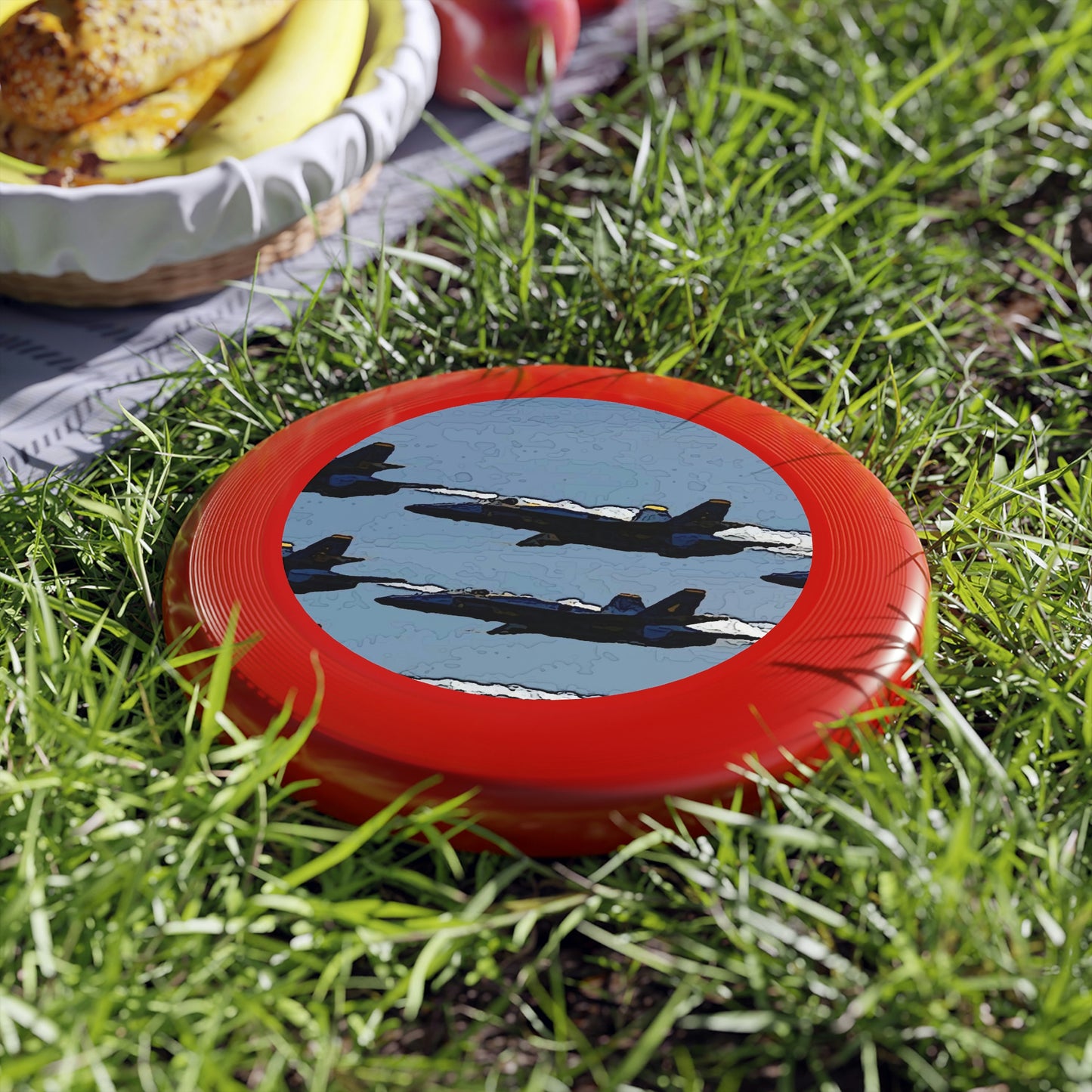 Wham-O Frisbee ... Seattle Seafair ..."Blue Angels Run Over Lake Washington" ... Circa Mid 1980's ... Dr FJ Holt ... Original Works ...