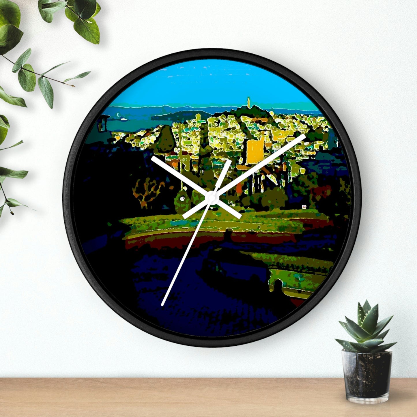 Wall clock ... "Lombard Street San Francisco, CA, USA" ... Family Archives 1970's ... Original Works ...