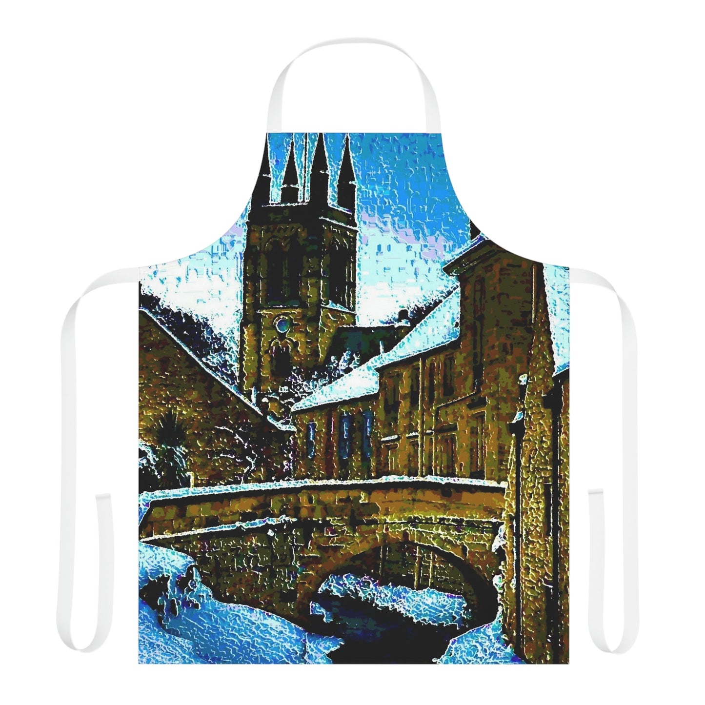 Apron (AOP) ... Walikng The Streets & Alleys ... 'Strolling The Canals ... '  ... Original Works  ...