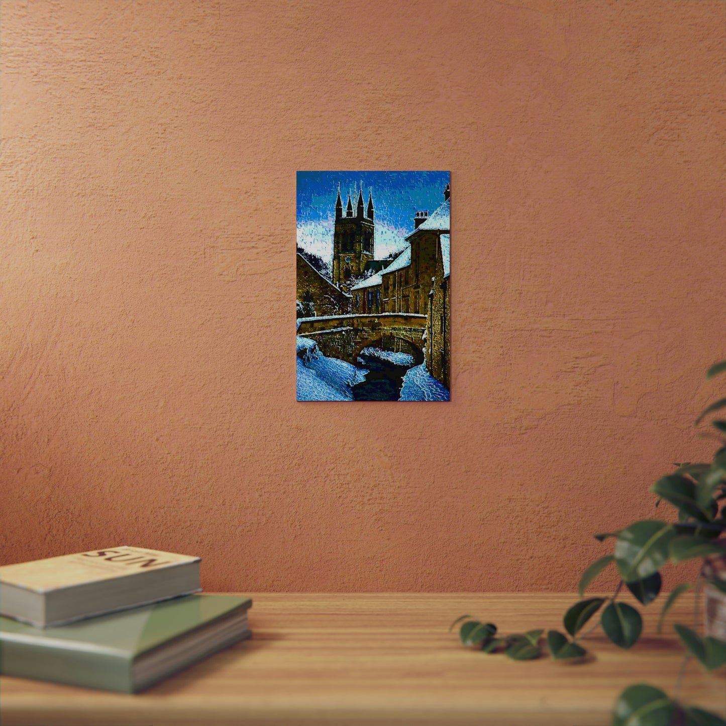 Aluminum Composite Panels ...  A Bridge, A Canal, A Cathedral_2 ... "To Stroll Over-Through-And-By" ... Central England: Circa 2005 ... Original Works ...
