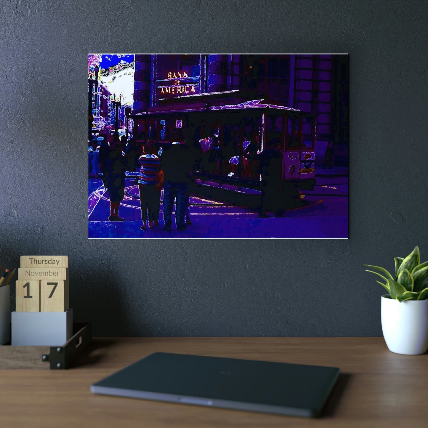 Aluminum Composite Panels ... "Cable Car Turnaround Round-About" ... 'The End Of The Line' ... Family Archives_3 (Father) ... Original Works ...