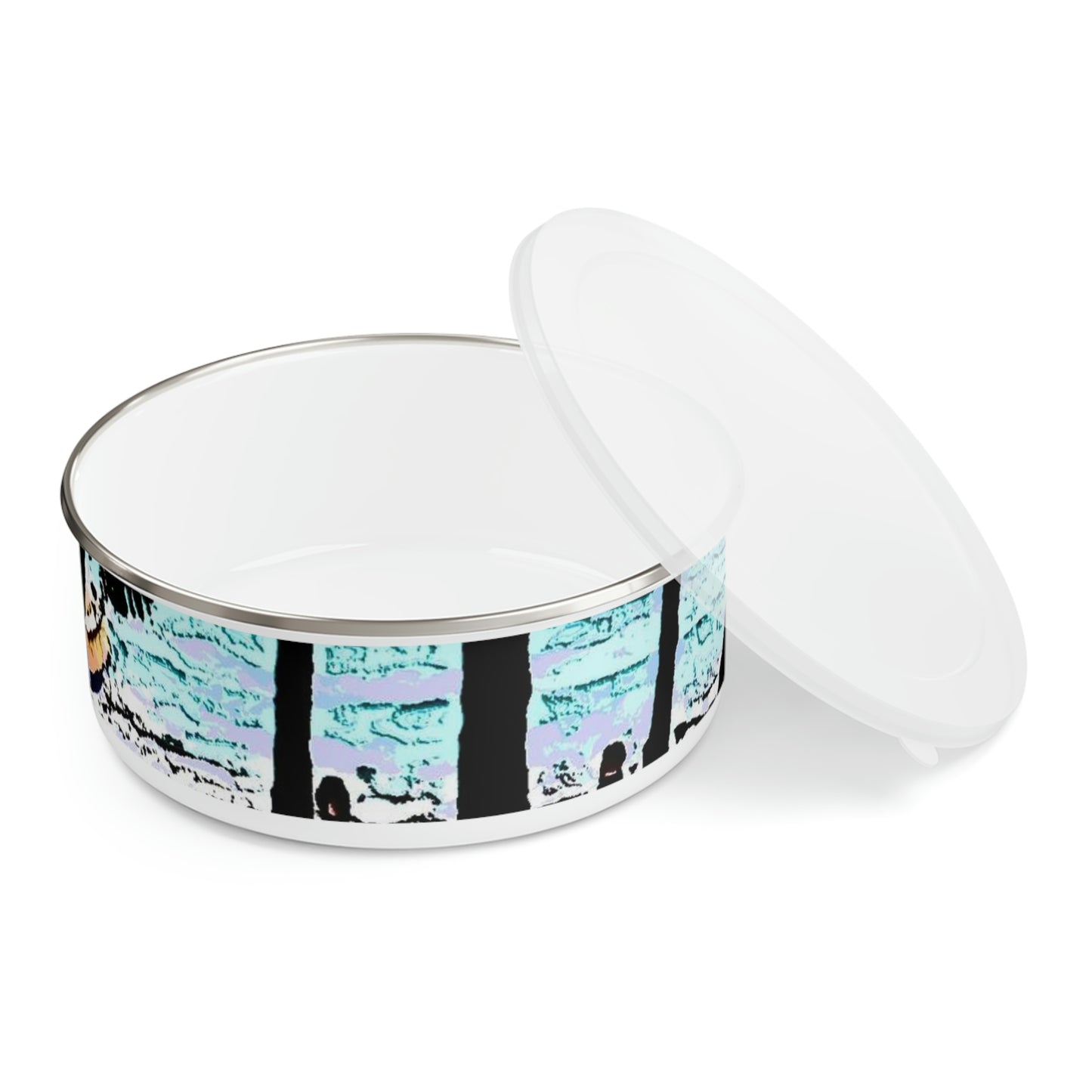 Enamel Bowl ... "A Beautiful Beach Amongst The Palms" ... The Outrigger Waikiki, Honolulu, Oahu ... Original Works ...