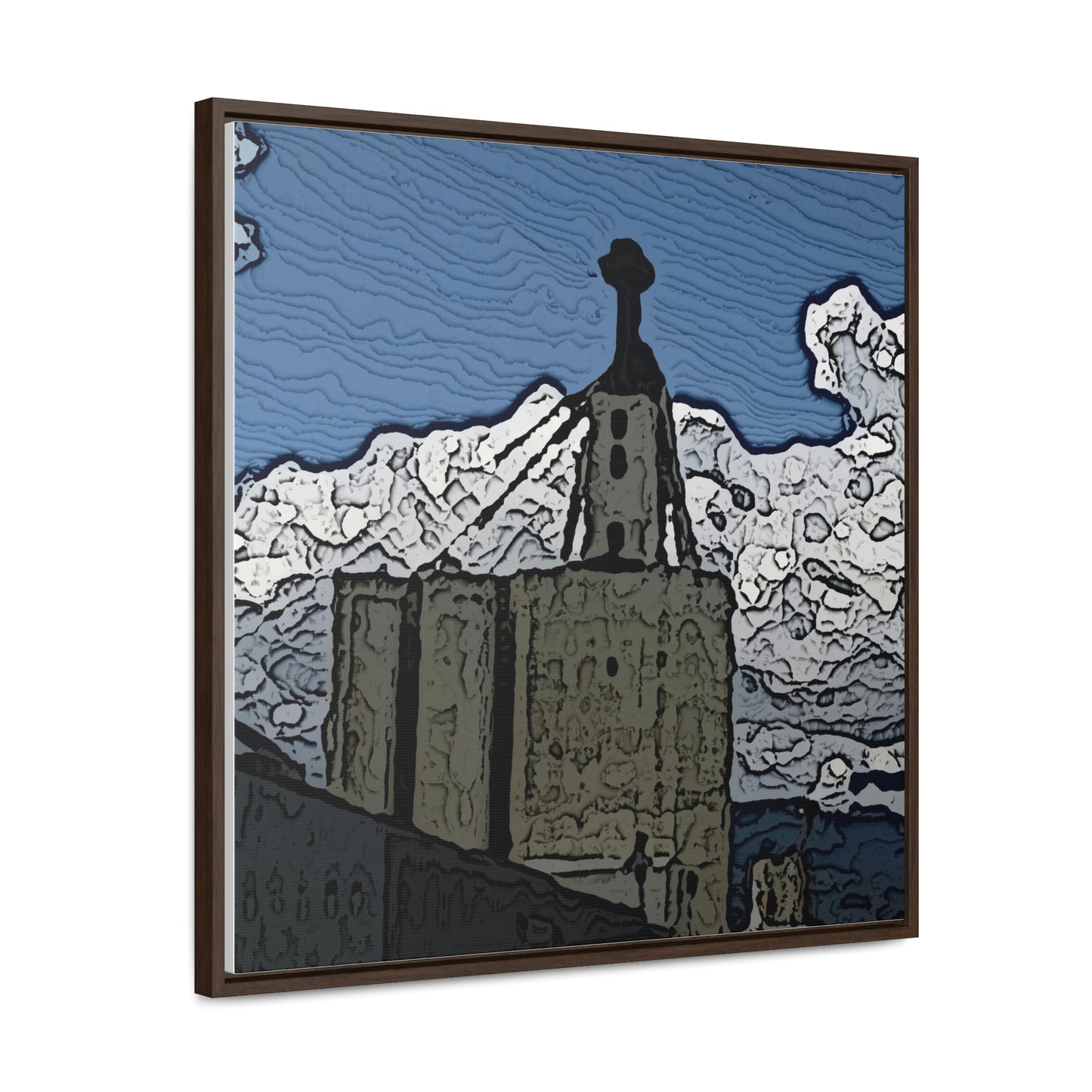 Gallery Canvas Wraps, Square Frame ..."ICP: Idaho County Propane ... 'Production Facilities Grangeville, Idaho' ... "  Original Works: Rendering Time: 10 Hours ...