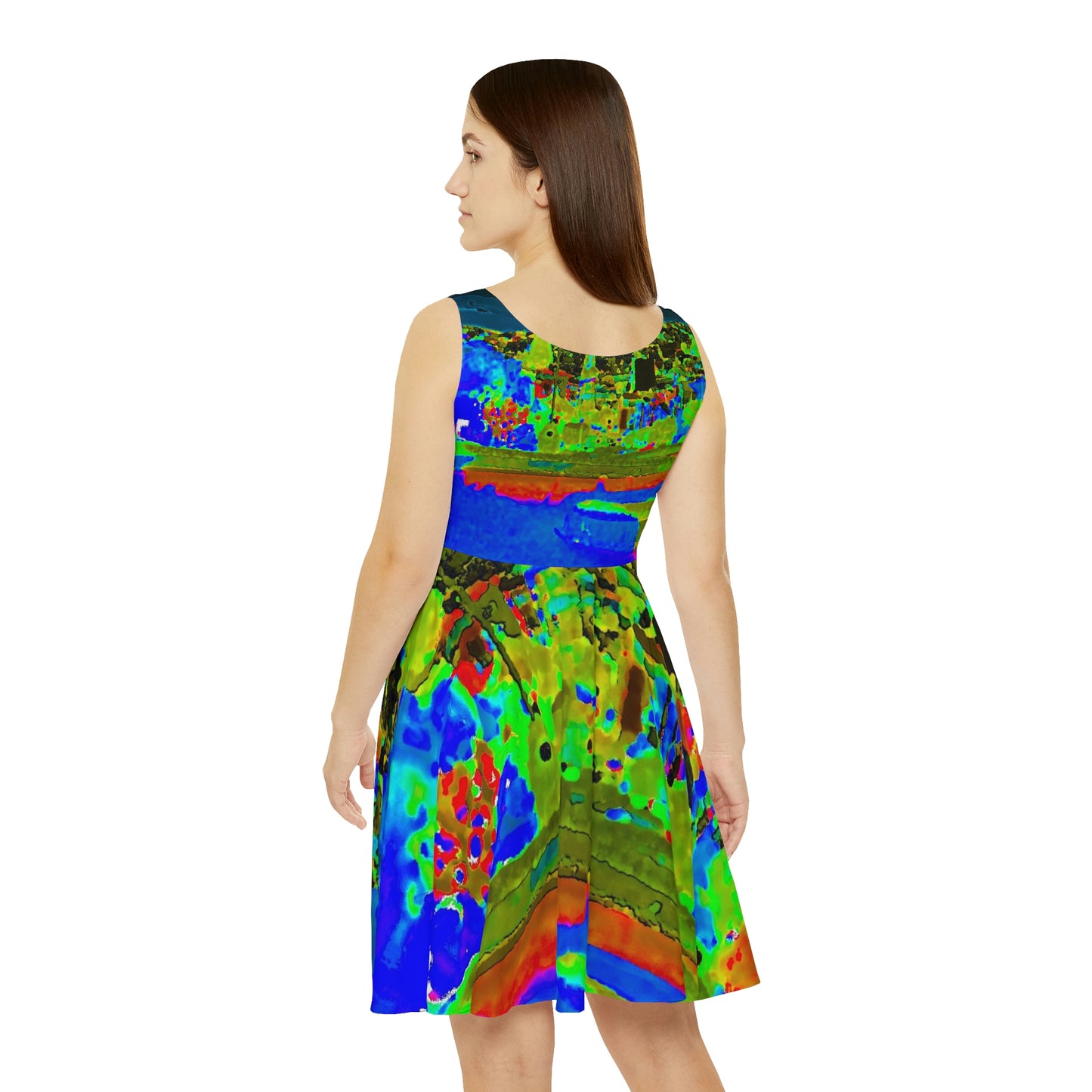 Women's Skater Dress ... "Lombard Street San Francisco, CA, USA" ... Family Archives 1970's ... Original Works ...