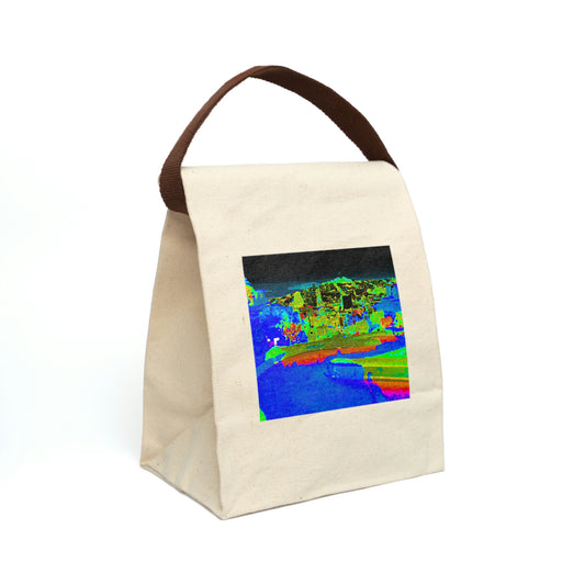 Canvas Lunch Bag With Strap ..."Lombard Street San Francisco, CA, USA" ... Family Archives 1970's ... Original Works ...