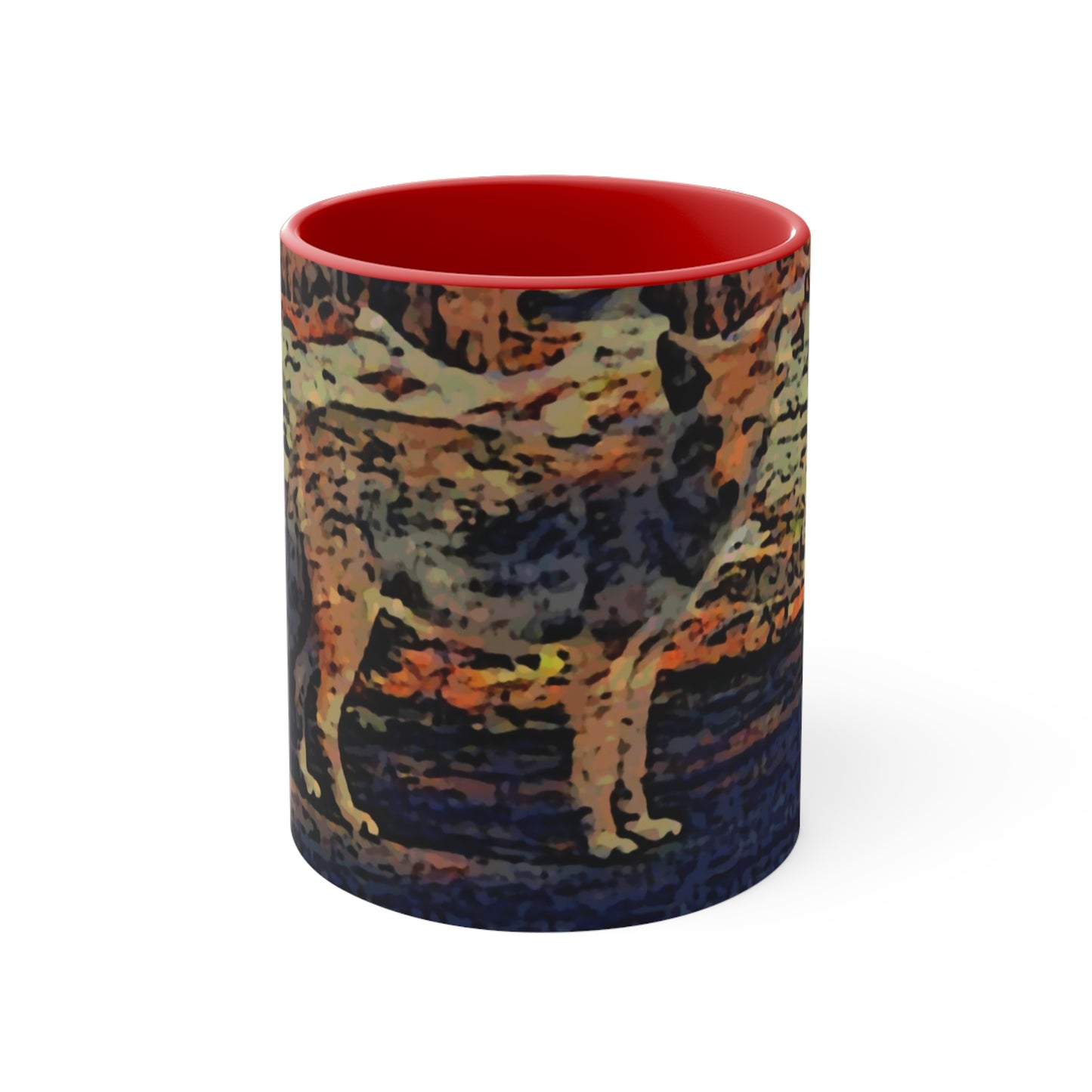 Accent Coffee Mug, 11oz ... Coyote ... "Yosemite Valley: Circa May23 ... KPH Base Photo" ... Original Works ...
