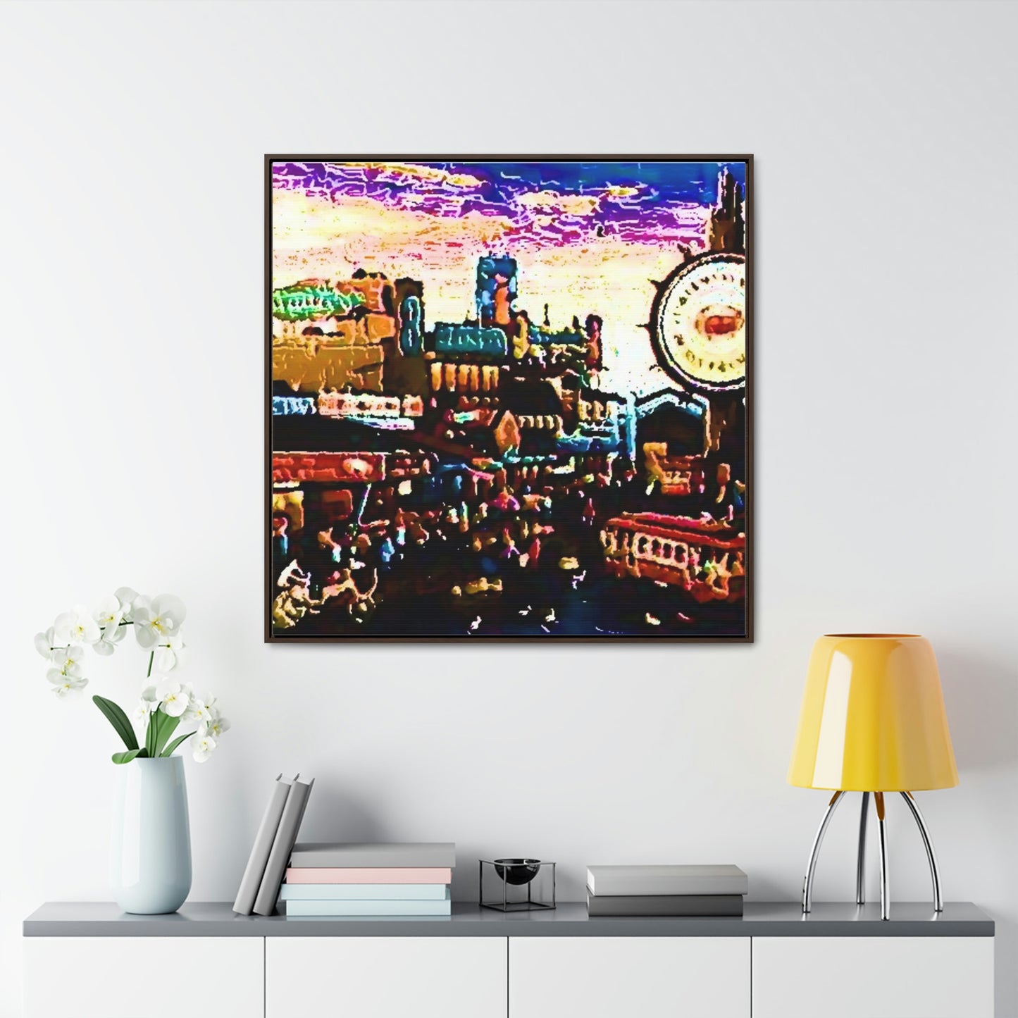 Gallery Canvas Wraps, Square Frame ... "No.9 Fishermen's Grotto - Fishermen's Wharf, SF, California" ... Family Archives: 1970's ... Original Works ...