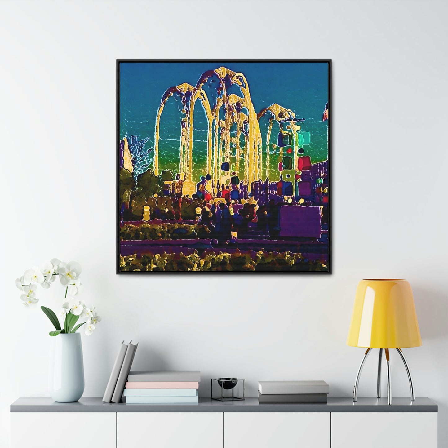 Gallery Canvas Wraps, Square Frame ... "Arches 'Like-No-Other' ... " Seattle World's Fair: 1962. A Family Original ...