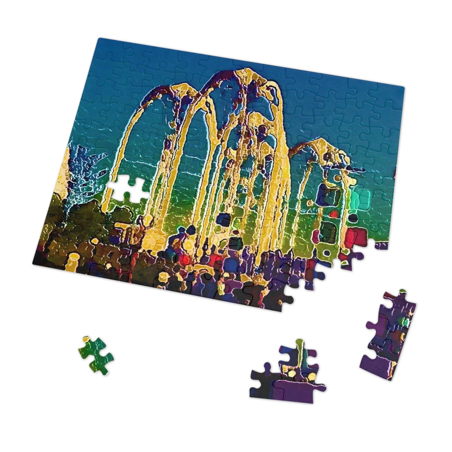 Jigsaw Puzzle (30, 110, 252, 500,1000-Piece) ... "Arches 'Like-No-Other' ... " Seattle World's Fair: 1962. A Family Original ...