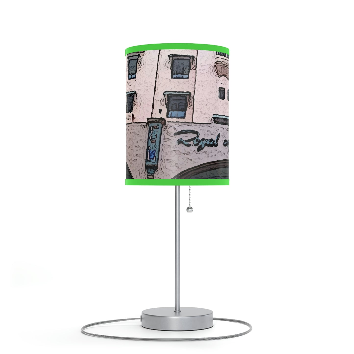 Lamp on a Stand, US|CA plug ...  "La Grande Entree" At: 'The Pink Palace' ... The Royal Hawai'ian ... Honolulu, HI ... '27Oct2014' ... Original Works ...