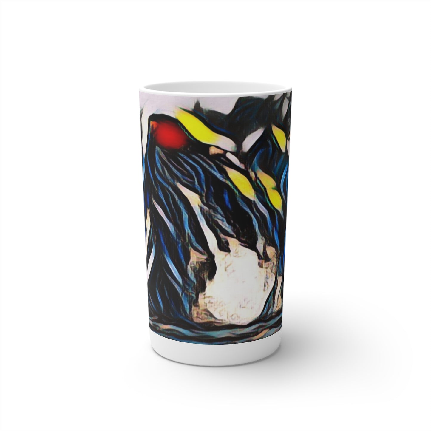 Conical Coffee Mugs (3oz, 8oz, 12oz) ... "Ken's Favourite Humpback Breach" ... Circa: 21st Century ... Maui, HI ... Original Works ...