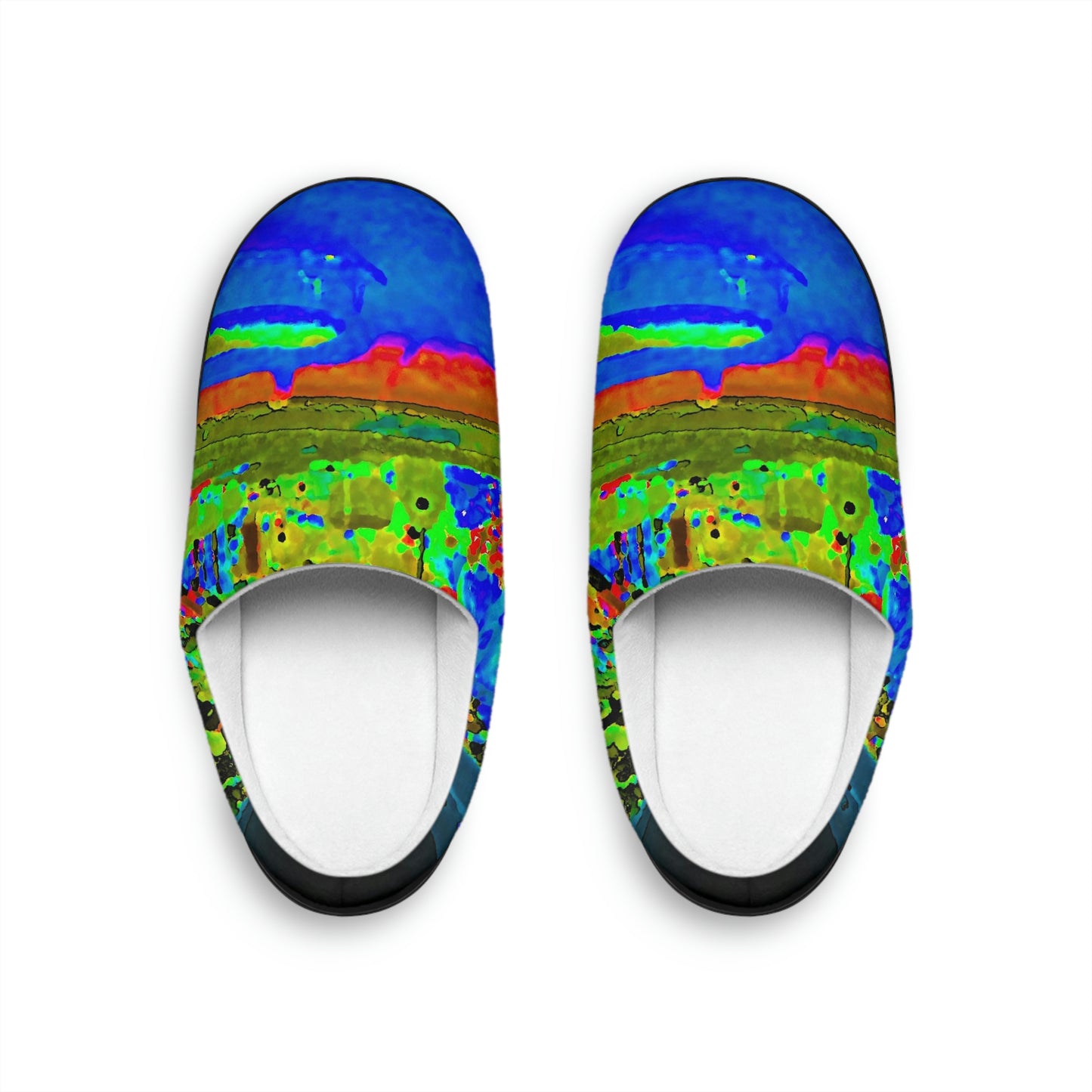Men's Indoor Slippers ..."Lombard Street San Francisco, CA, USA" ... Family Archives 1970's ... Original Works ...