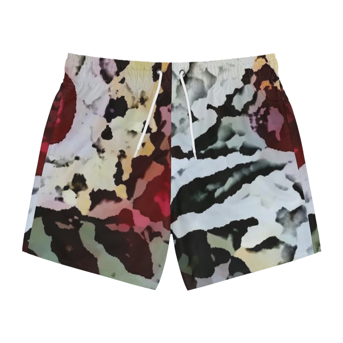 Swim Trunks ... "A Friendly Flower" ... Pointsettia 'Pointing' ... Original Works ... (Supplied Photograph) ...
