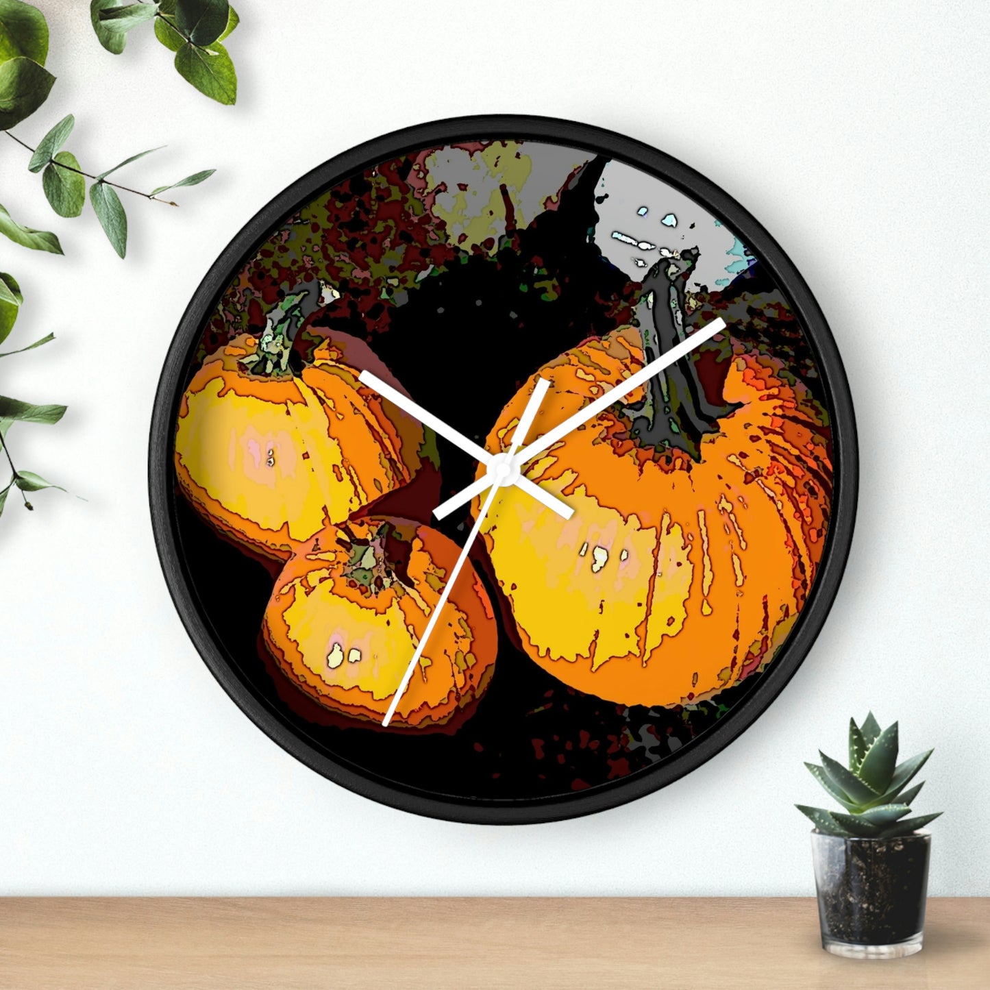 Wall clock ... "A Pumpkin Patch 'To-Keep-Track-Of'." ...