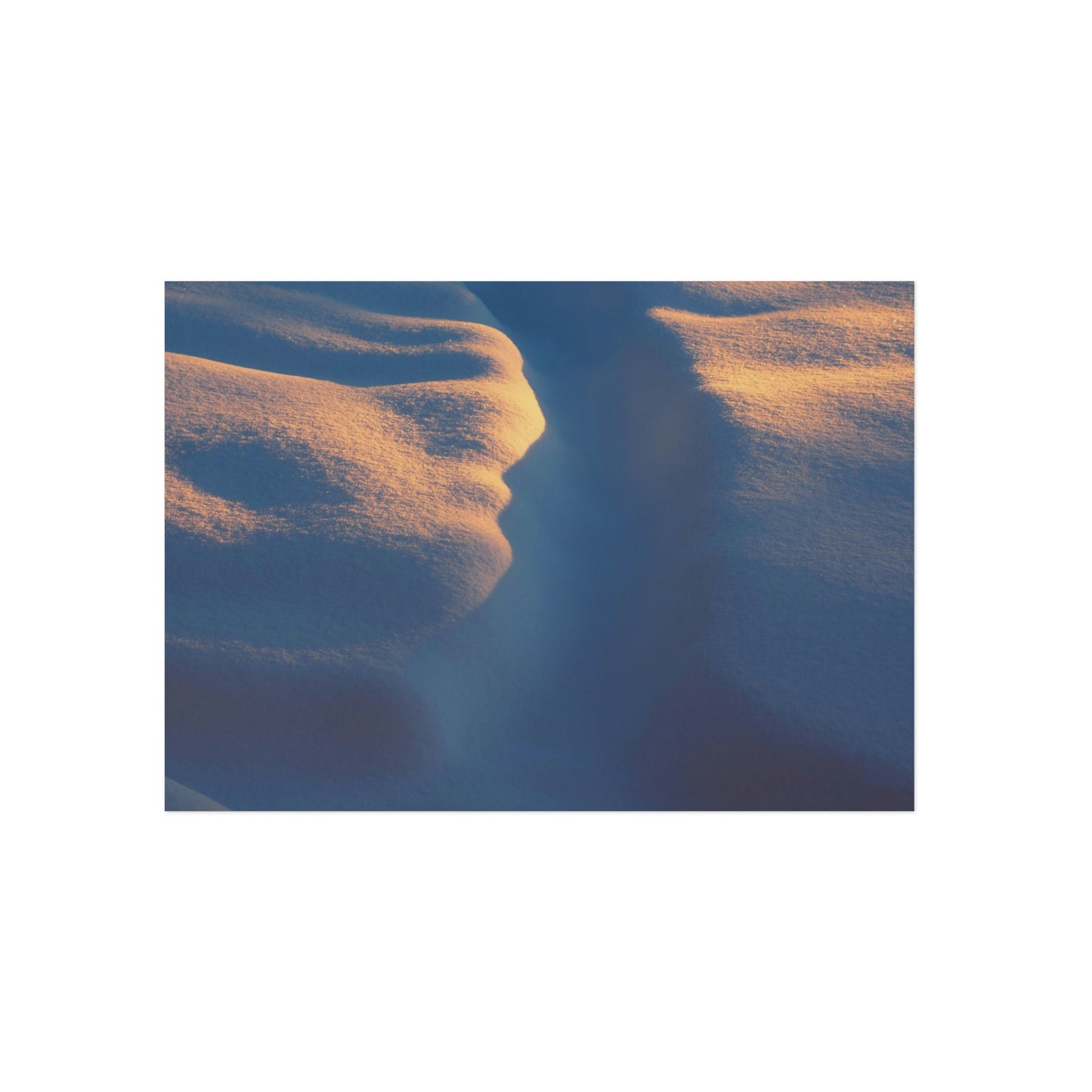 Aluminum Composite Panels ... "Foot-Trail & Snowscape" ... A Brutal Winter ... '29Jan23' ... Central Idaho ... Base Photo For Art Products Line ...